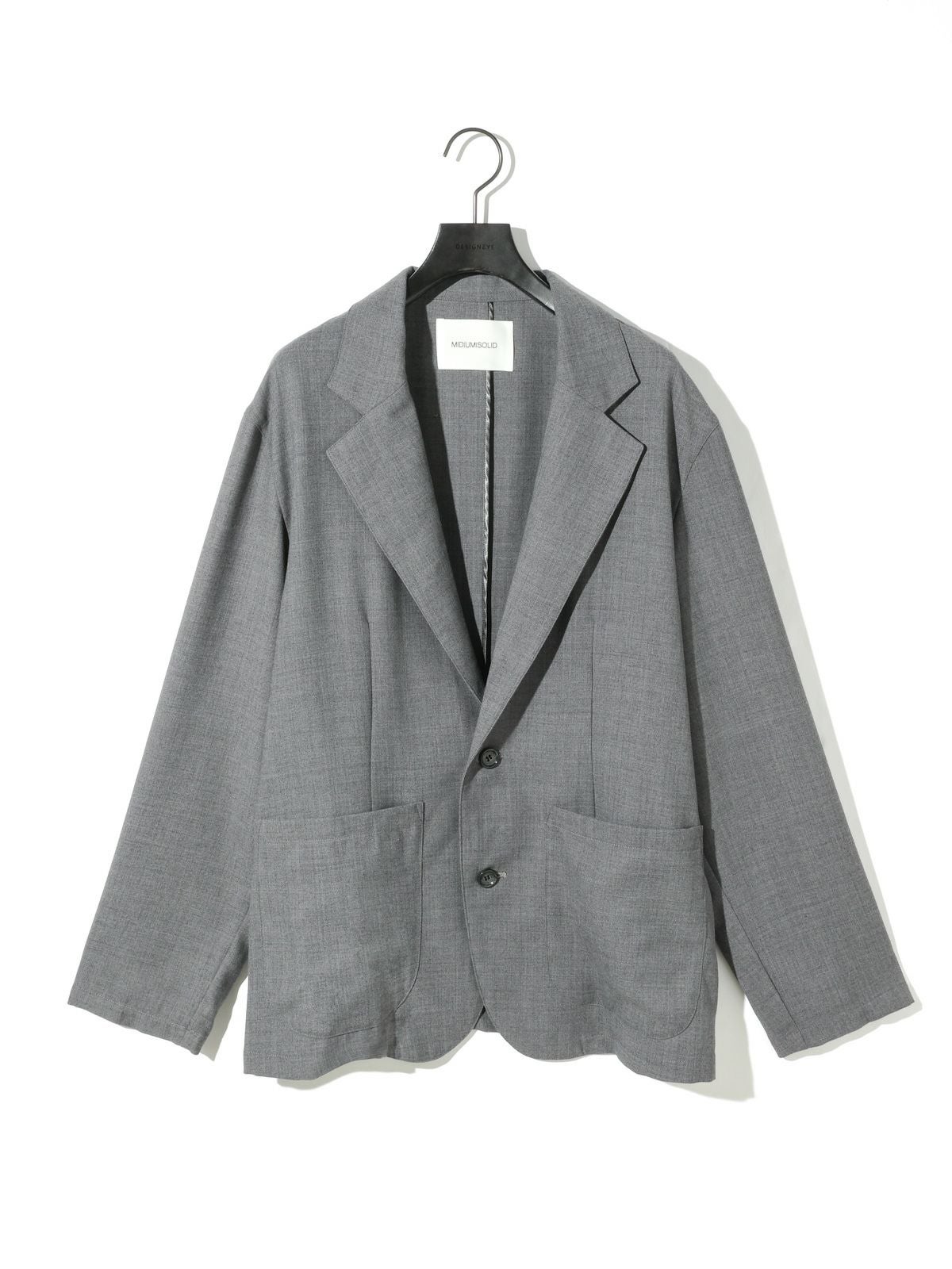 MIDIUMISOLID Men's パッチポケットシャツジャケット｜ MARcourt