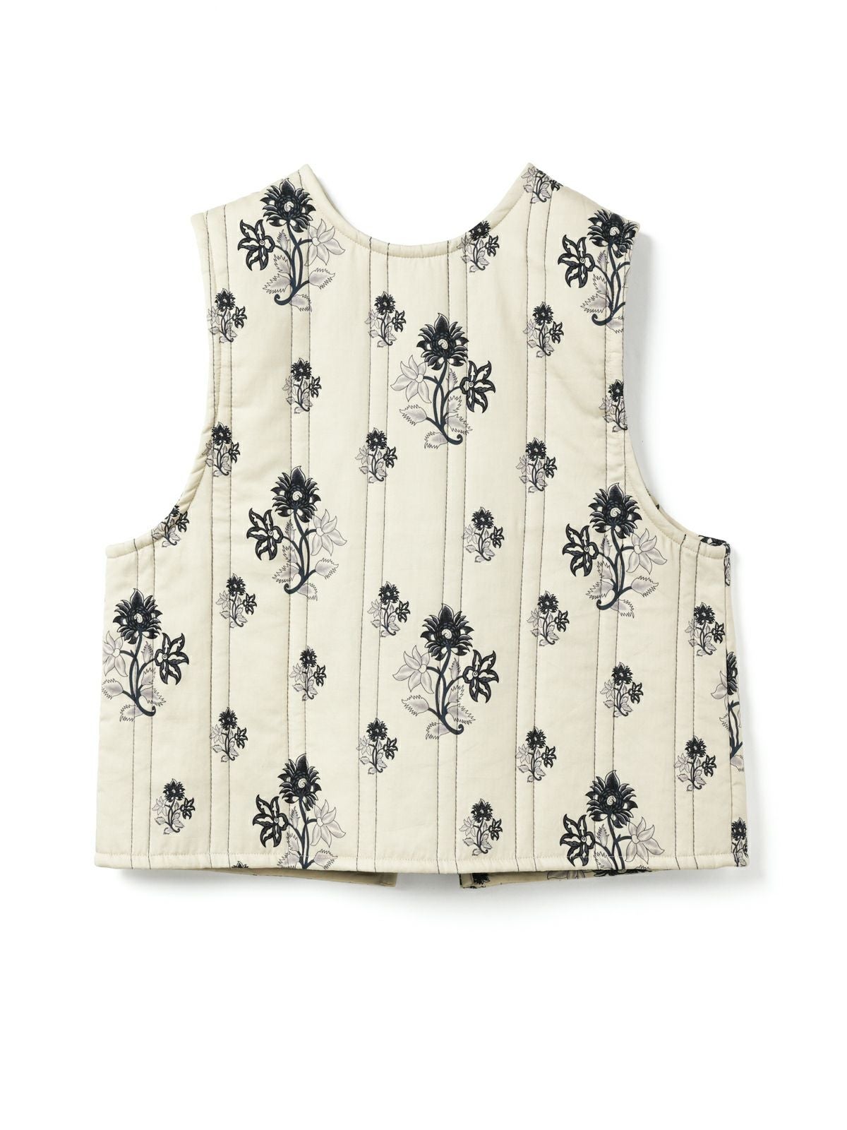 mizuiro ind 2WAYプリントキルティングベスト｜ MARcourt ONLINE STORE