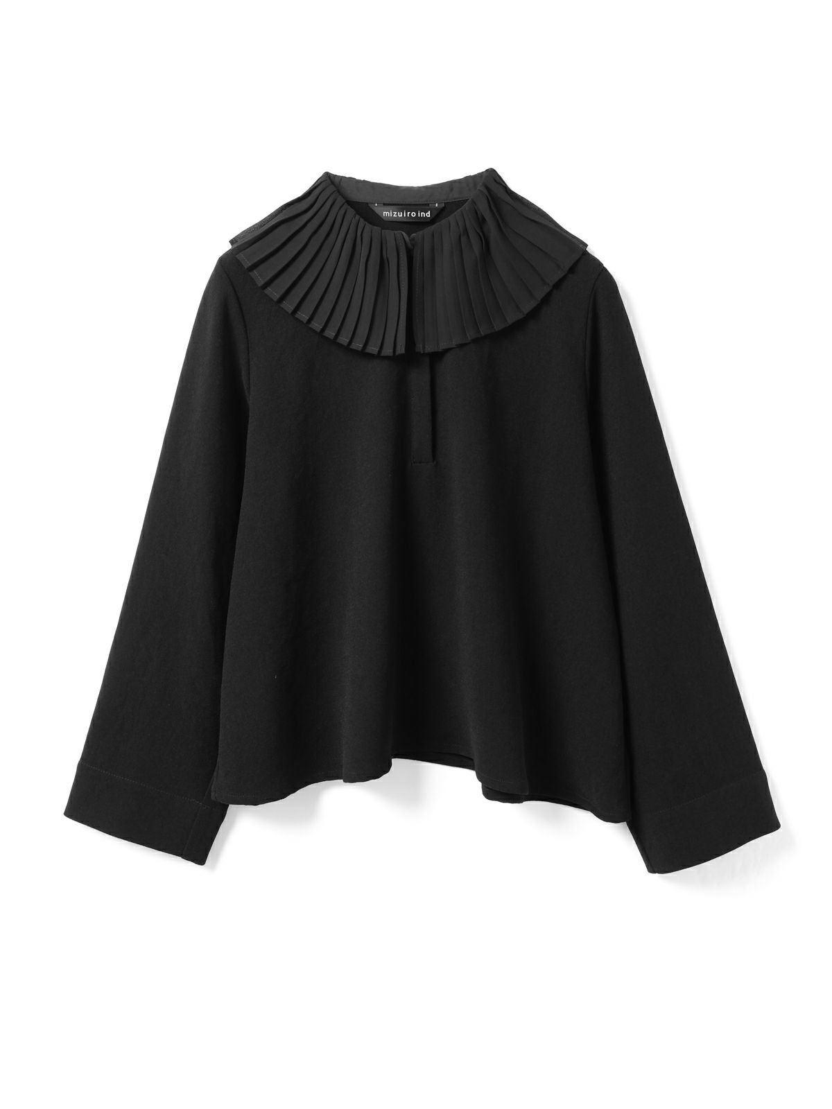 mizuiro ind プリーツカラーシャツプルオーバー｜ MARcourt ONLINE
