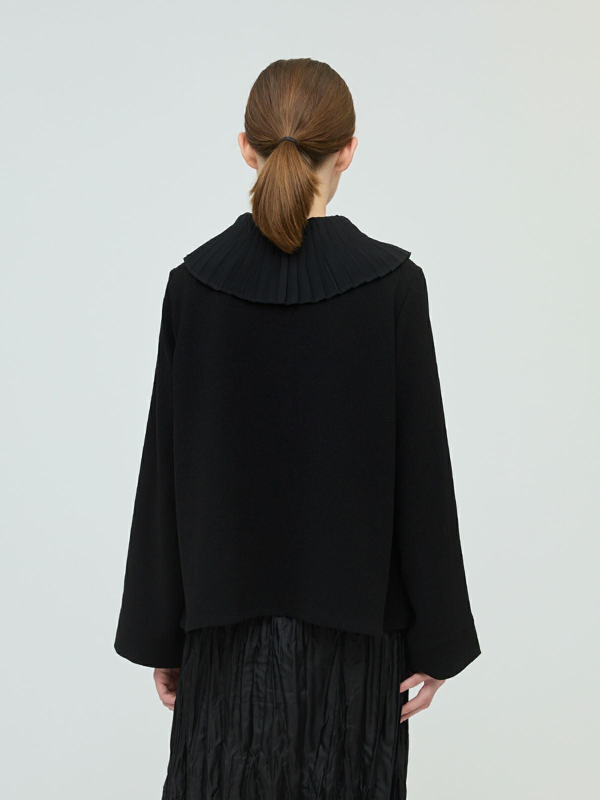 mizuiro ind プリーツカラーシャツプルオーバー｜ MARcourt ONLINE