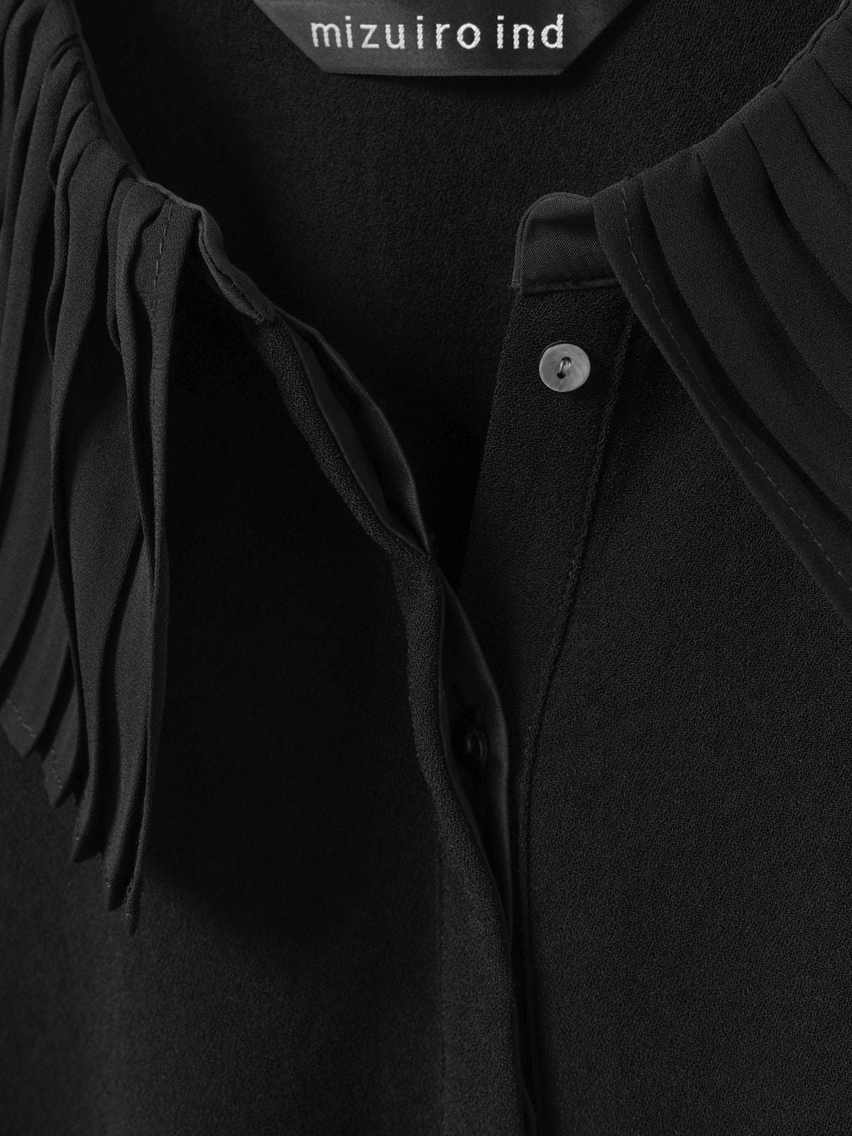 mizuiro ind プリーツカラーシャツプルオーバー｜ MARcourt ONLINE