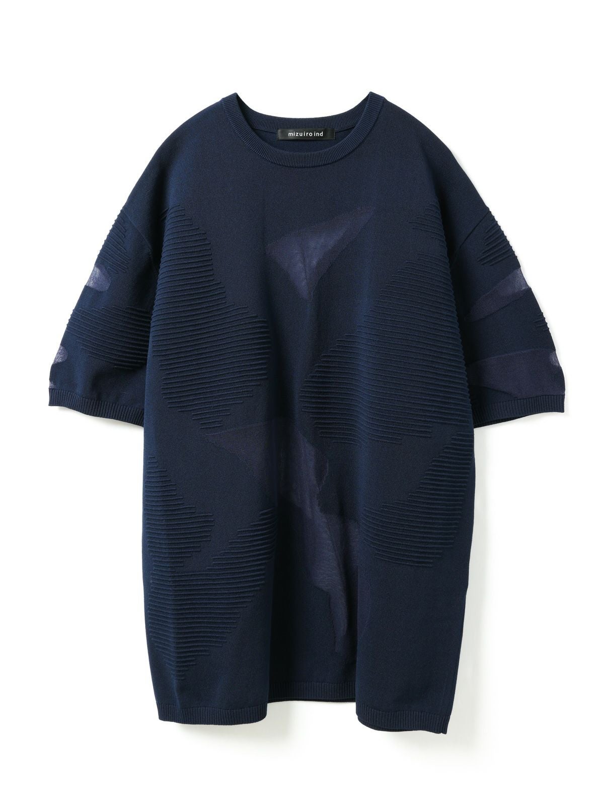 mizuiro ind シアーパターンチュニック｜ MARcourt ONLINE STORE