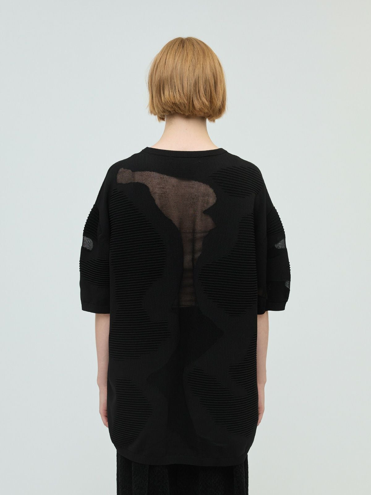 mizuiro ind シアーパターンチュニック｜ MARcourt ONLINE STORE