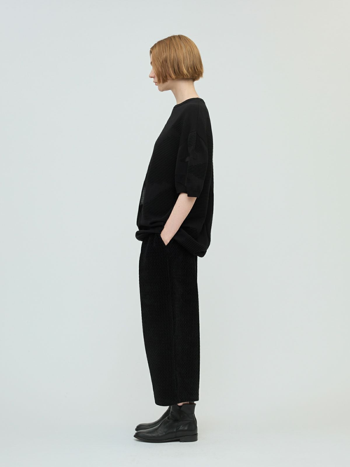 mizuiro ind シアーパターンチュニック｜ MARcourt ONLINE STORE