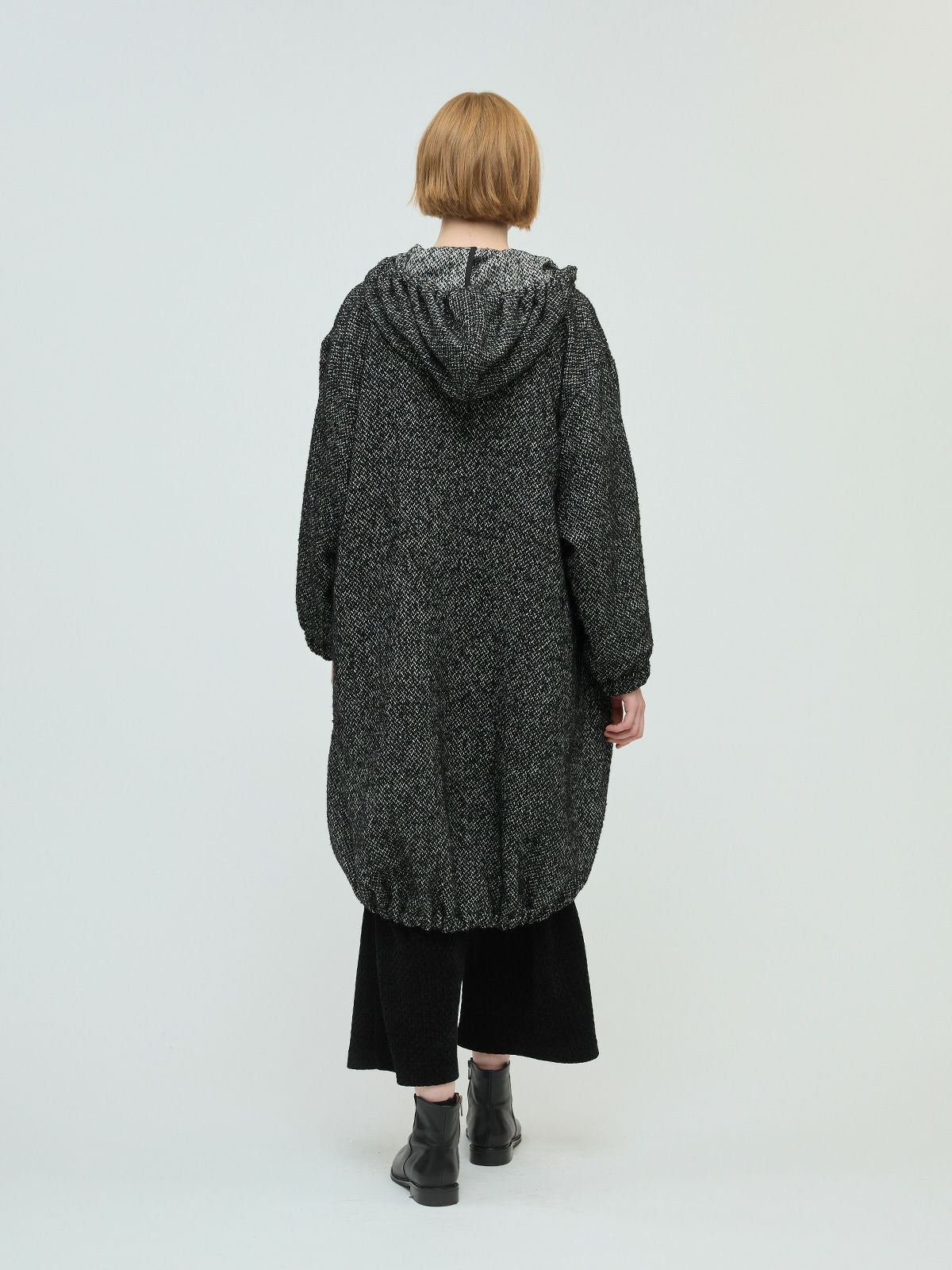 3/9(月)正午販売終了】mizuiro ind ウールブレンドフードコート