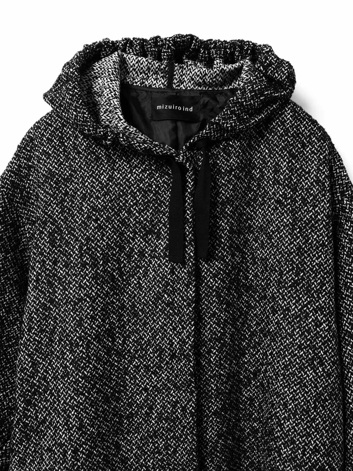 mizuiro ind ウールブレンドフードコート｜ MARcourt ONLINE STORE