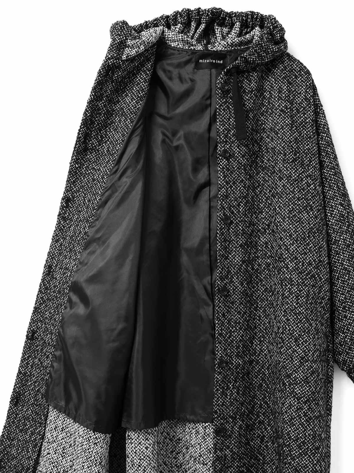 mizuiro ind ウールブレンドフードコート｜ MARcourt ONLINE STORE