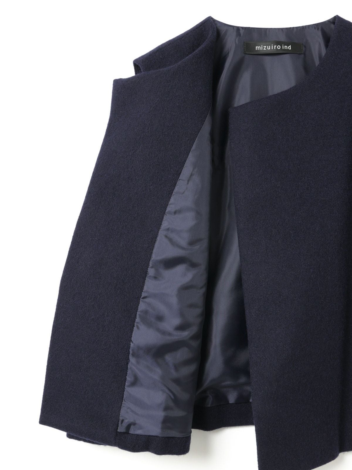 mizuiro ind ポケット付きクルーネックベスト｜ MARcourt ONLINE STORE