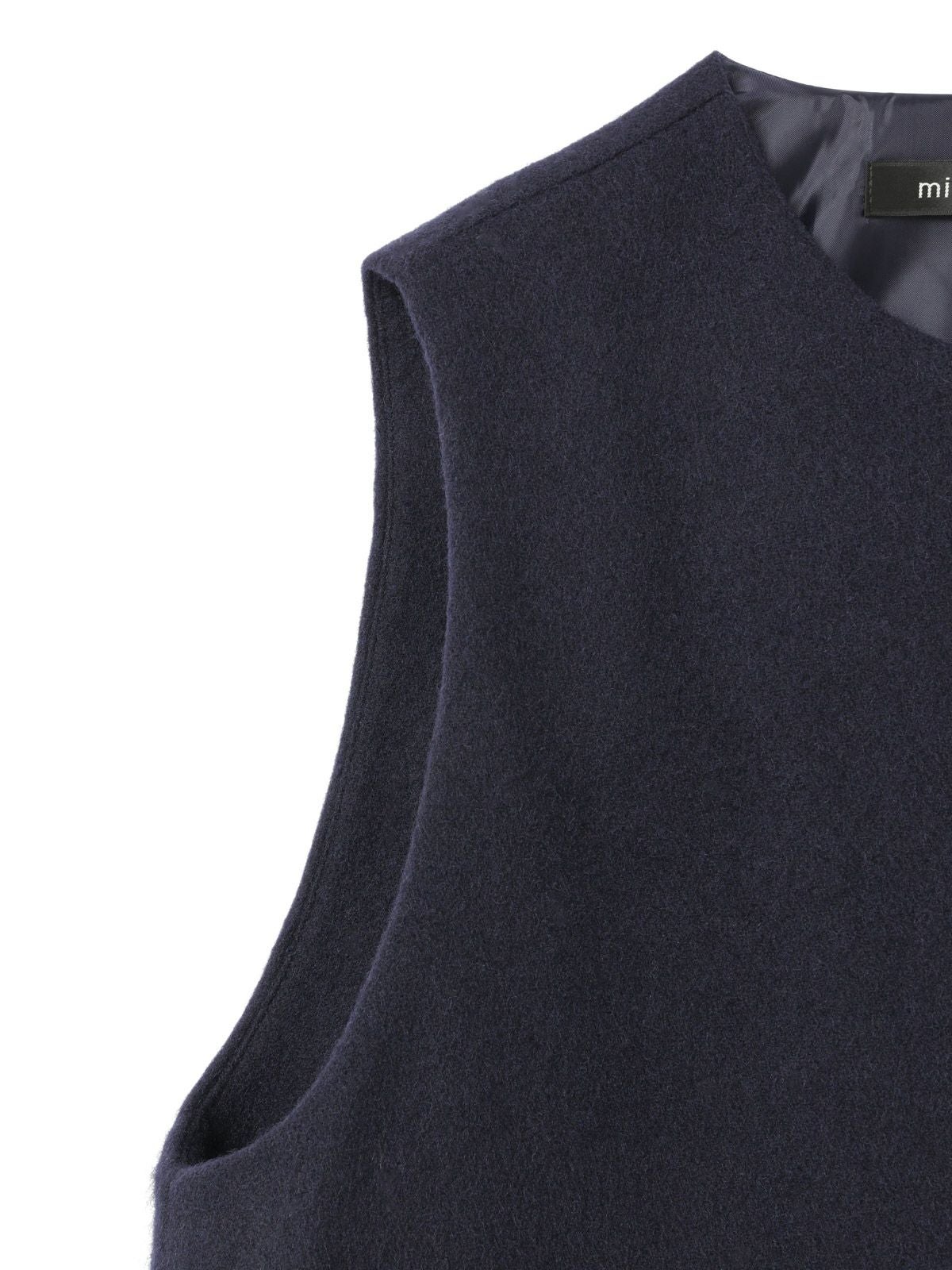 mizuiro ind ポケット付きクルーネックベスト｜ MARcourt ONLINE STORE