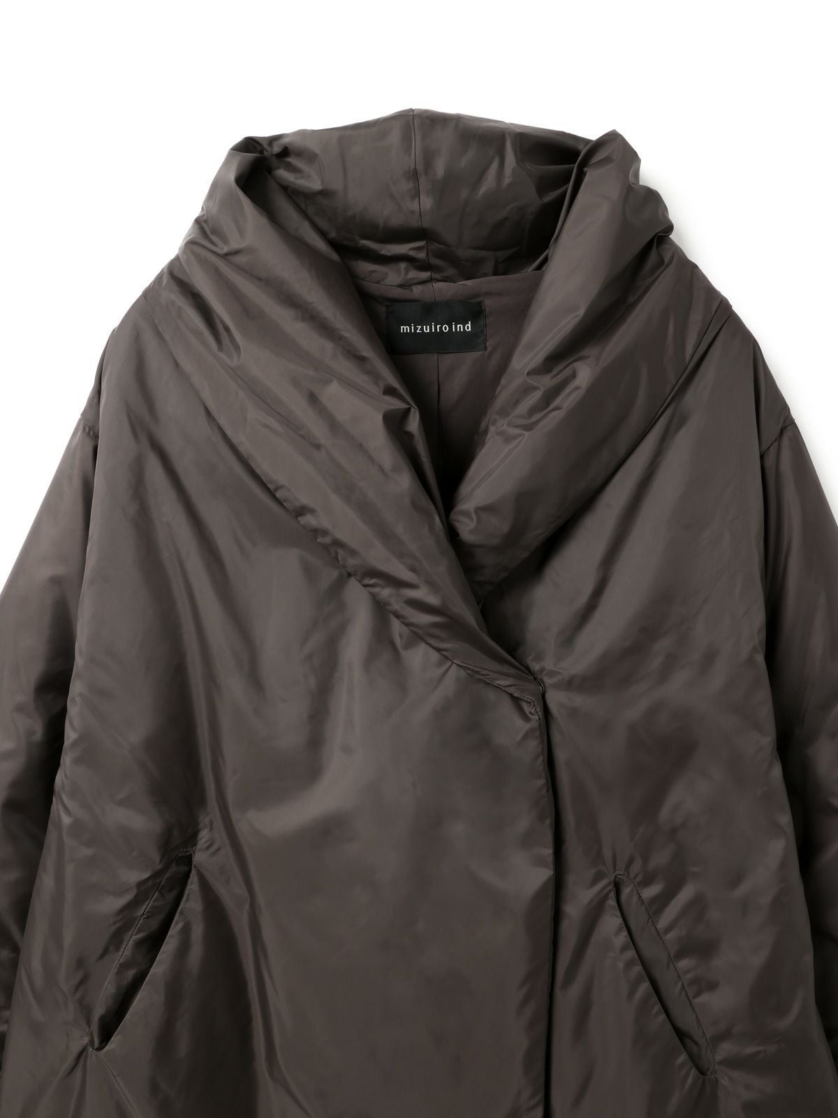 mizuiro ind ドレープライトダウンコート｜ MARcourt ONLINE STORE