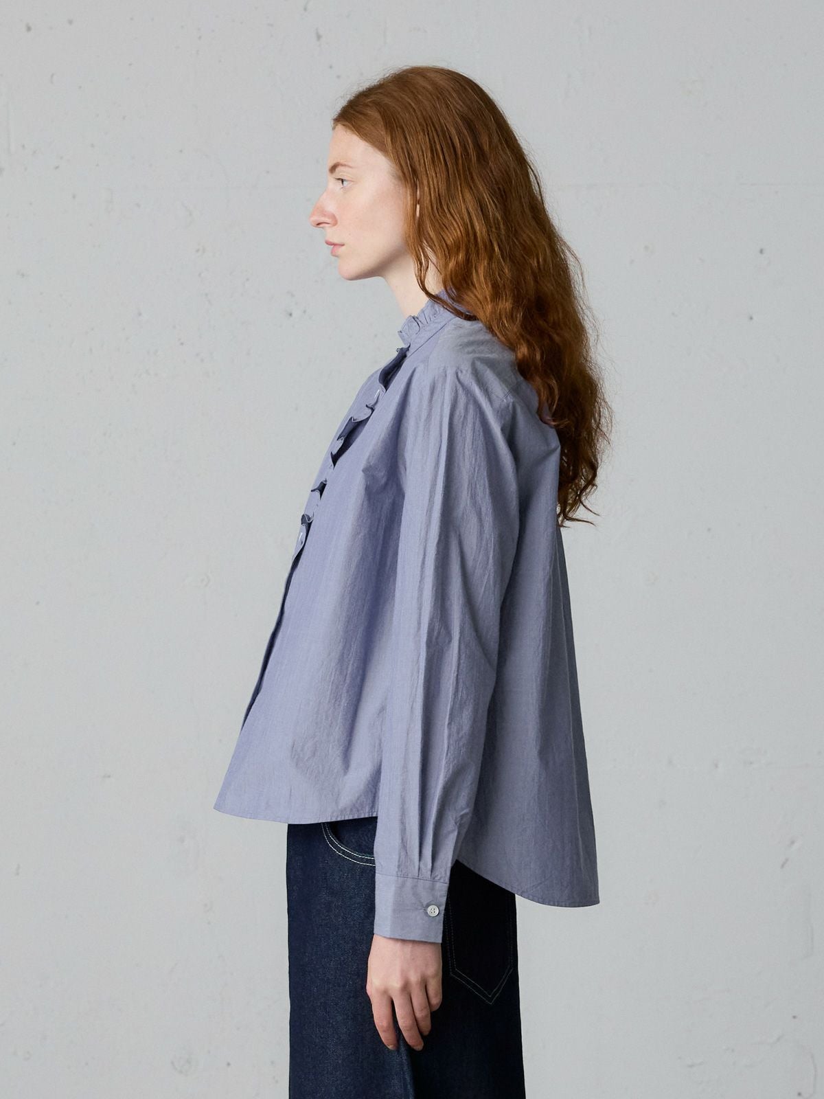 MidiUmi フロントハーフフリルシャツ｜ MARcourt ONLINE STORE