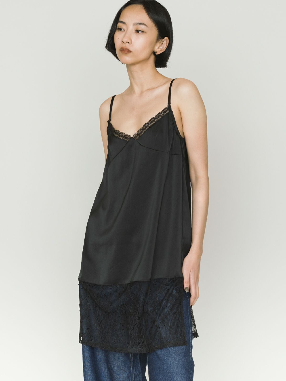 キャミソール0203 AZUL BY MOUSSY | カットリブキャミソール (キャミソール ) |SHEL'TTER