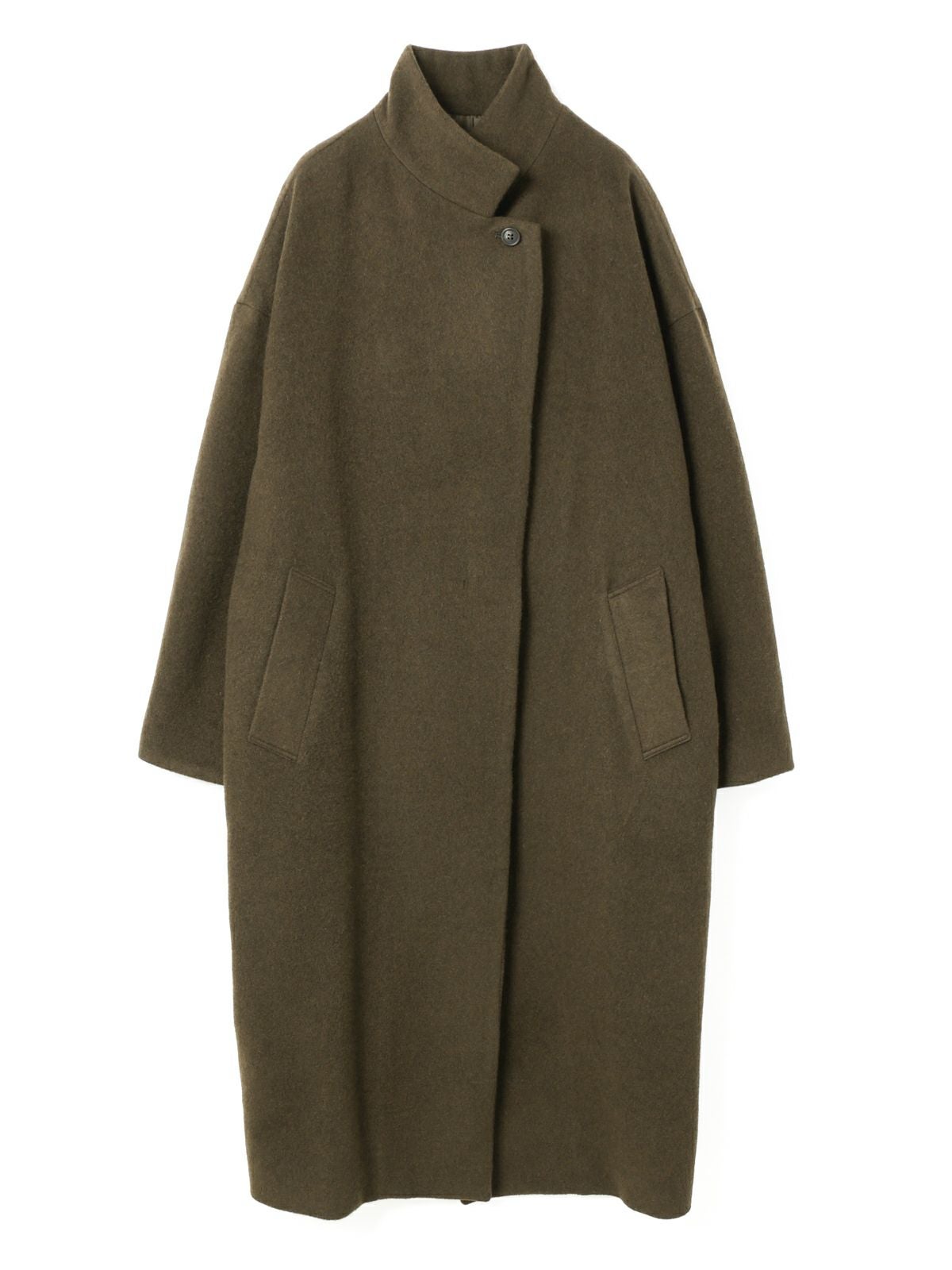 mizuiro ind ウールブレンドスタンドカラーコート｜ MARcourt ONLINE