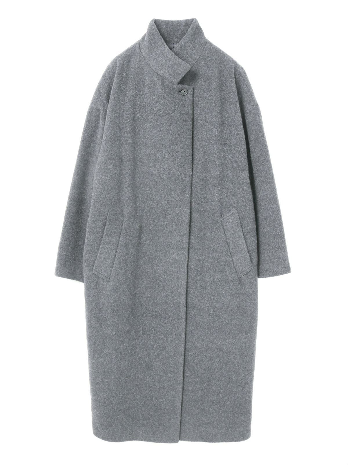 mizuiro ind ウールブレンドスタンドカラーコート｜ MARcourt ONLINE