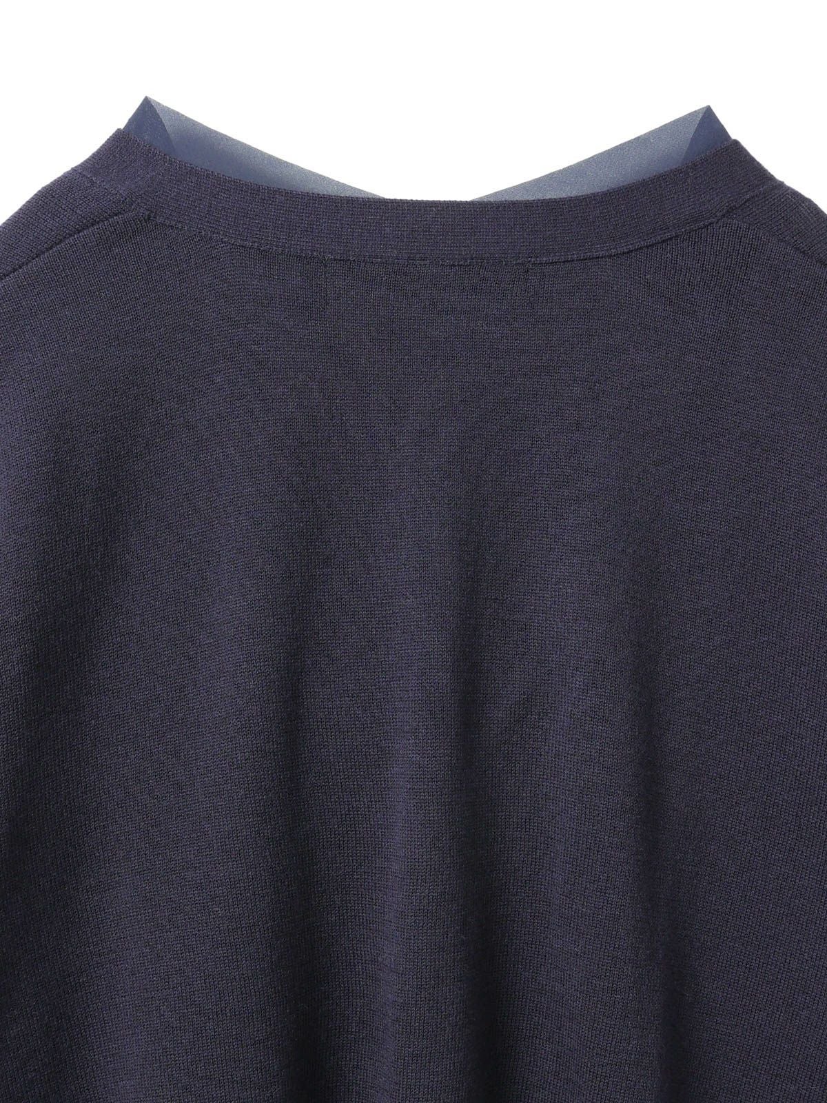 mizuiro ind シフォンフリルVネックカーディガン｜ MARcourt ONLINE