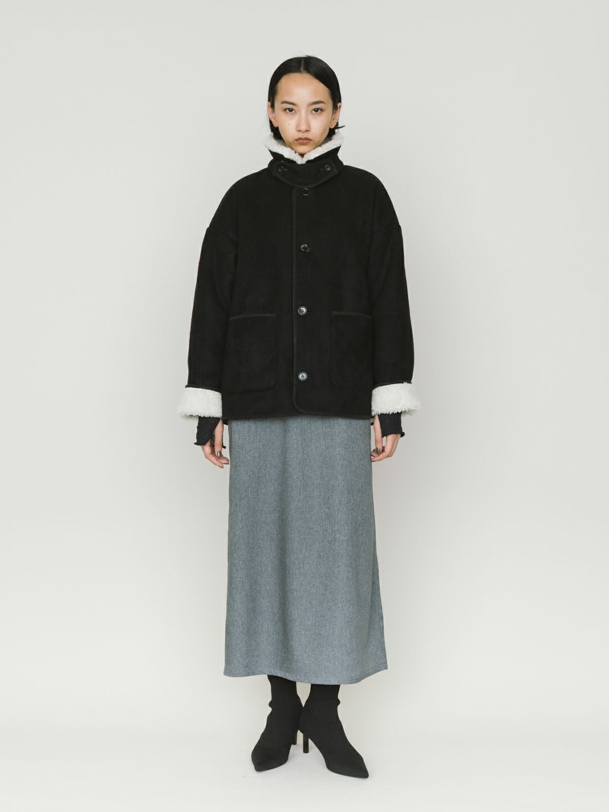 MIDIUMISOLID ムートンジャケット｜ MARcourt ONLINE STORE