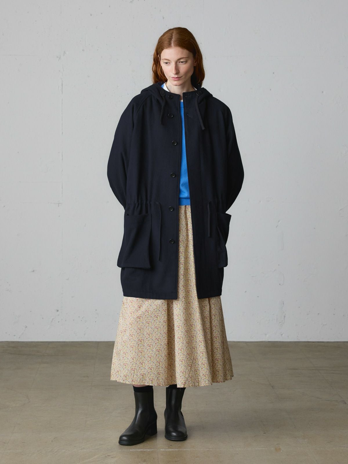 MidiUmi ウールフード付きコート｜ MARcourt ONLINE STORE