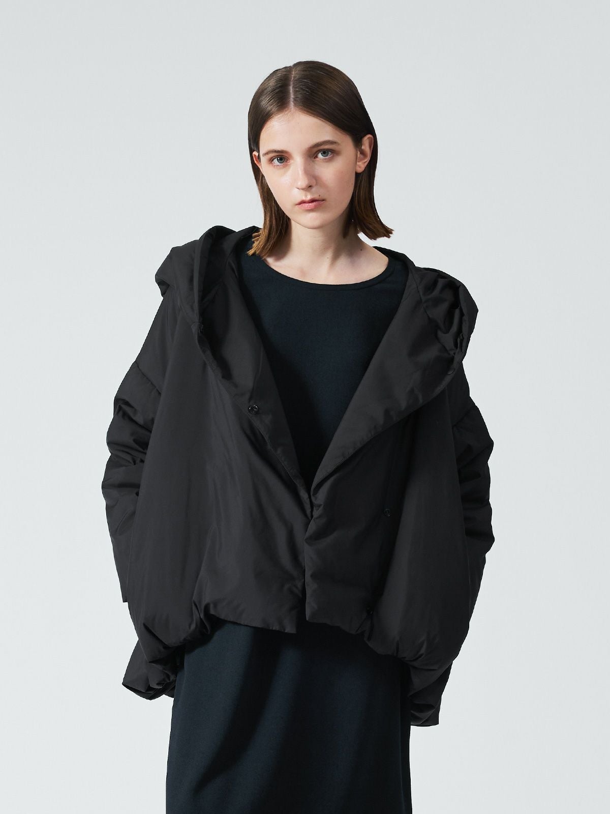 mizuiro ind フード付きショートダウンジャケット｜ MARcourt ONLINE