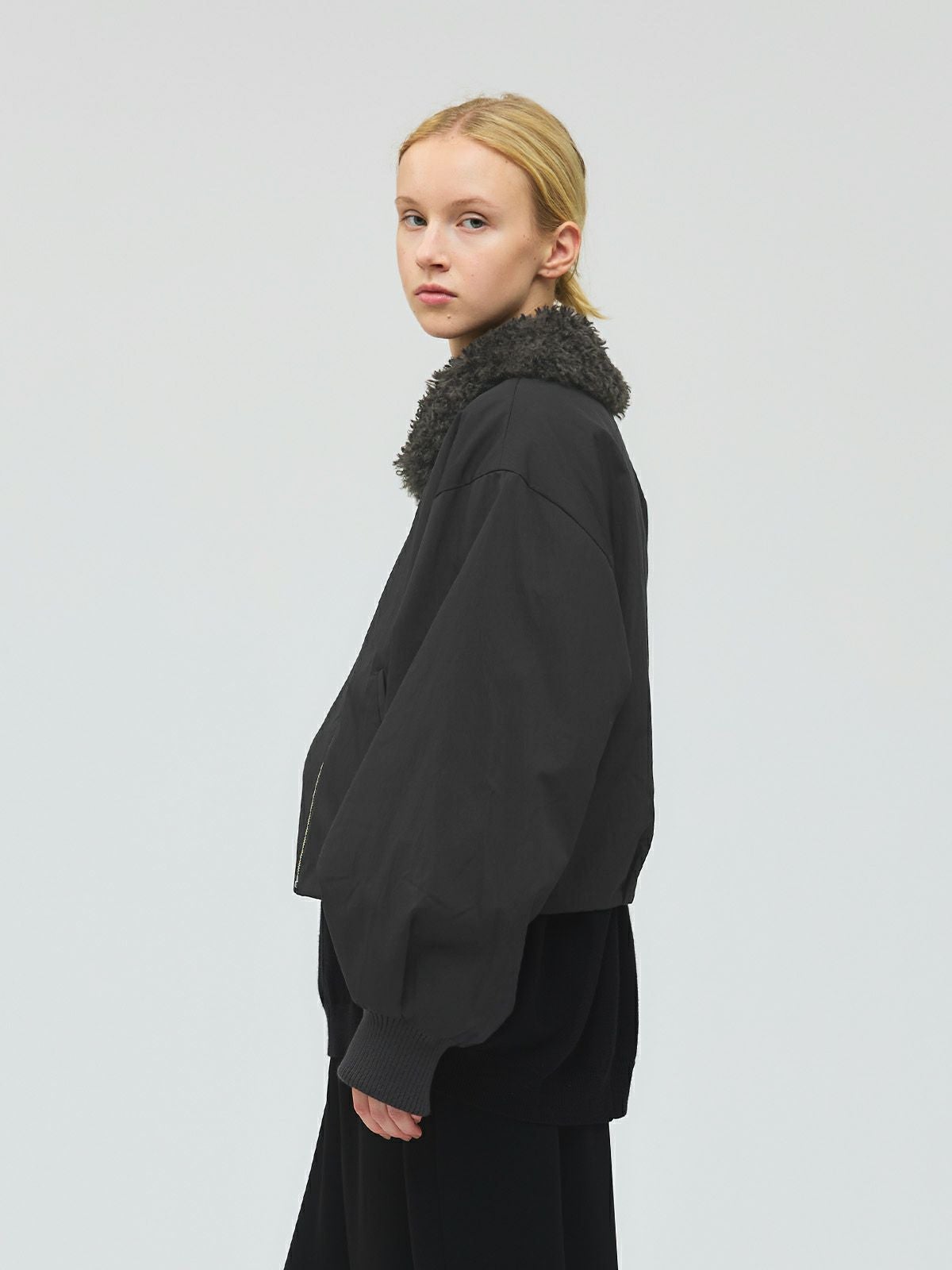 mizuiro ind ボアカラーショートジャケット｜ MARcourt ONLINE STORE