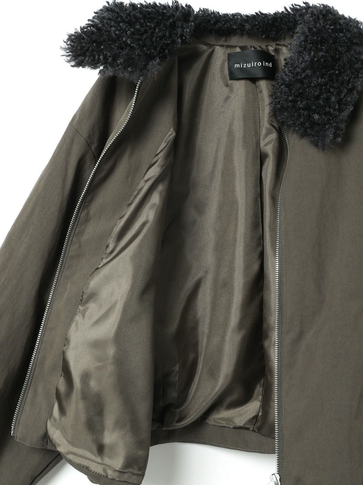 mizuiro ind ボアカラーショートジャケット｜ MARcourt ONLINE STORE