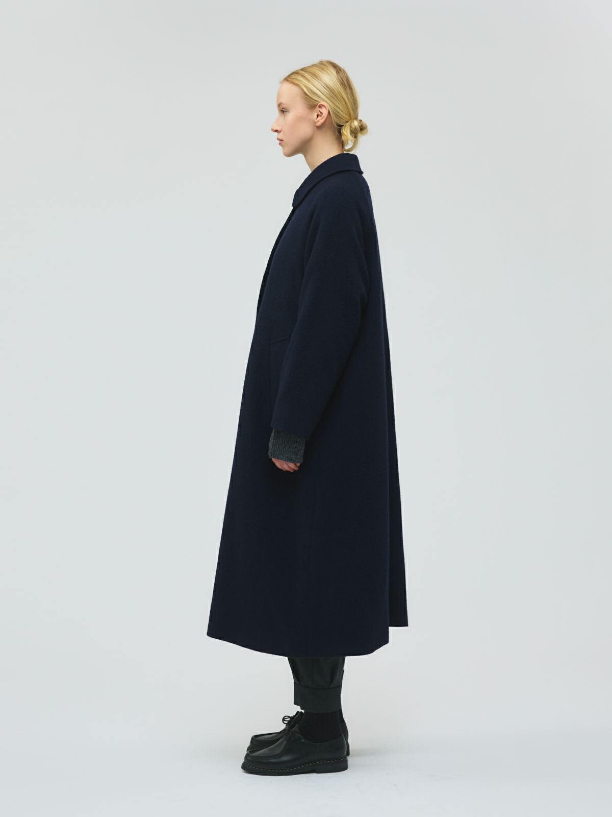 mizuiro ind ウール混バルマカーンコート｜ MARcourt ONLINE STORE