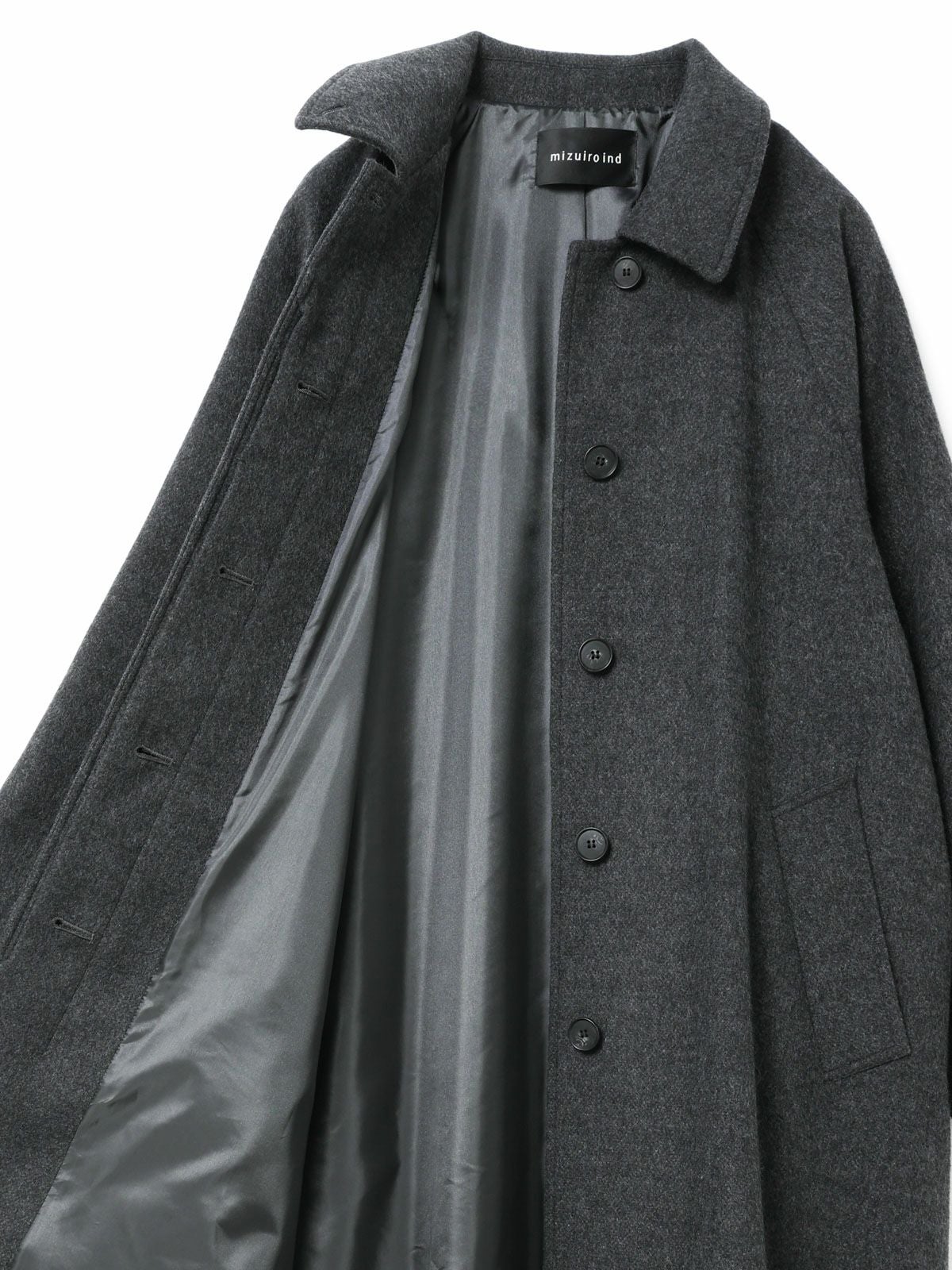 mizuiro ind ウール混バルマカーンコート｜ MARcourt ONLINE STORE