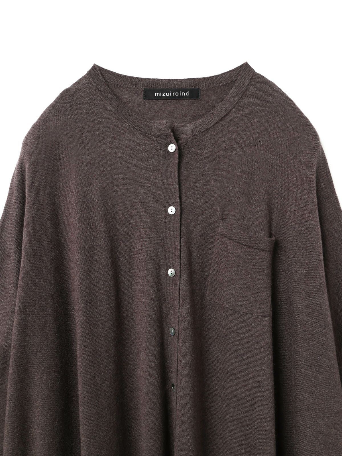 mizuiro ind ハイゲージスタンドカラーワンピース｜ MARcourt ONLINE