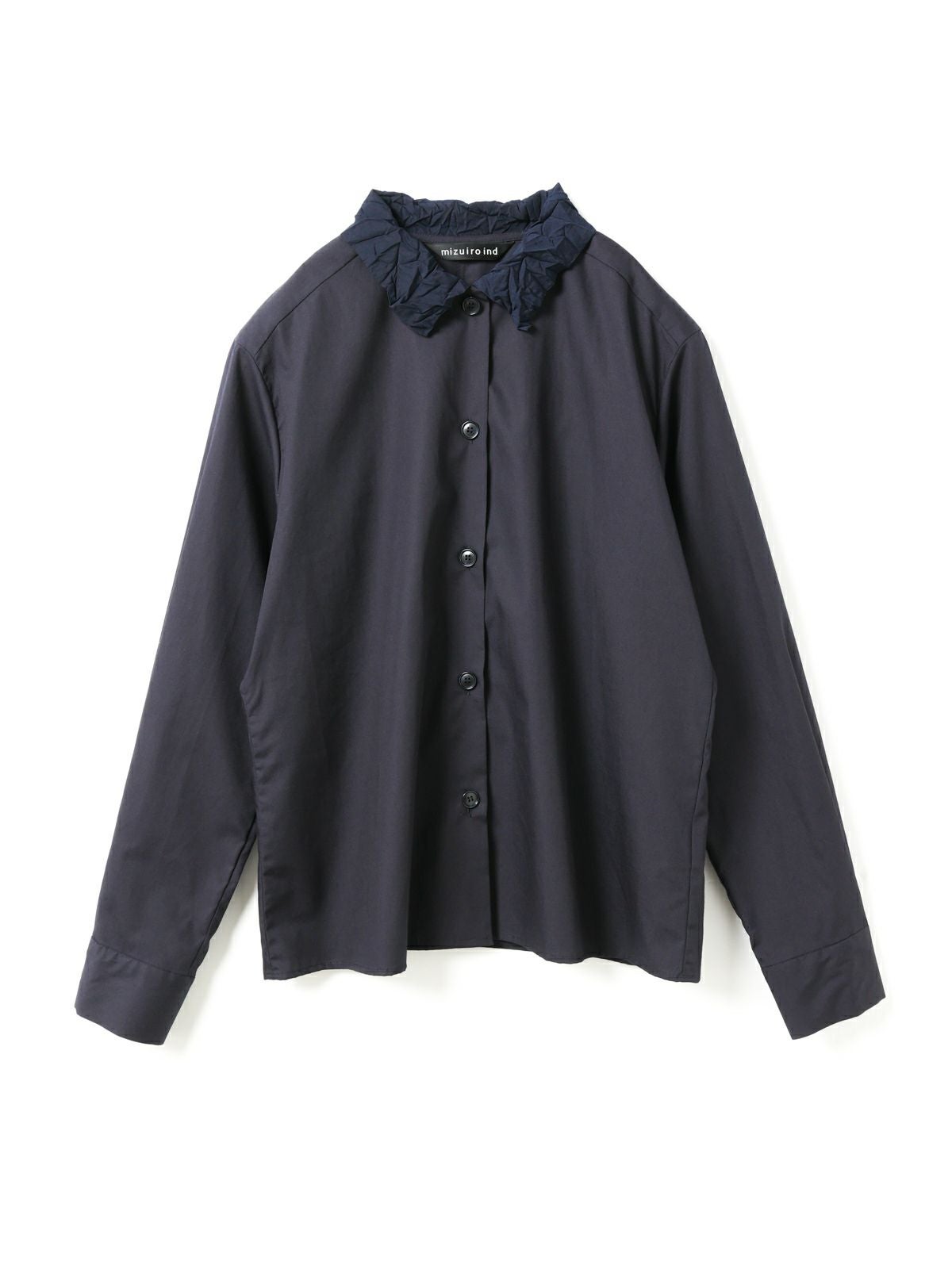 mizuiro ind ワッシャーカラーシャツ｜ MARcourt ONLINE STORE
