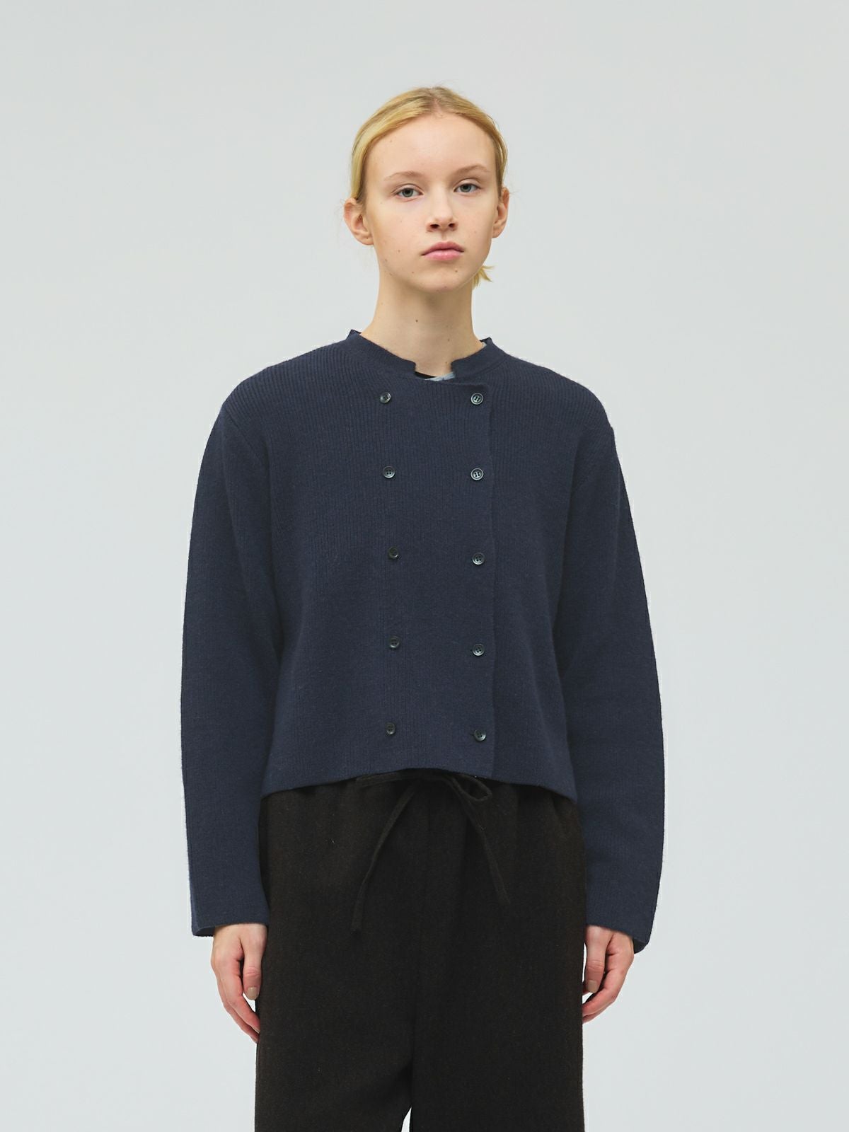 mizuiro ind ダブルブレストカーディガン｜ MARcourt ONLINE STORE