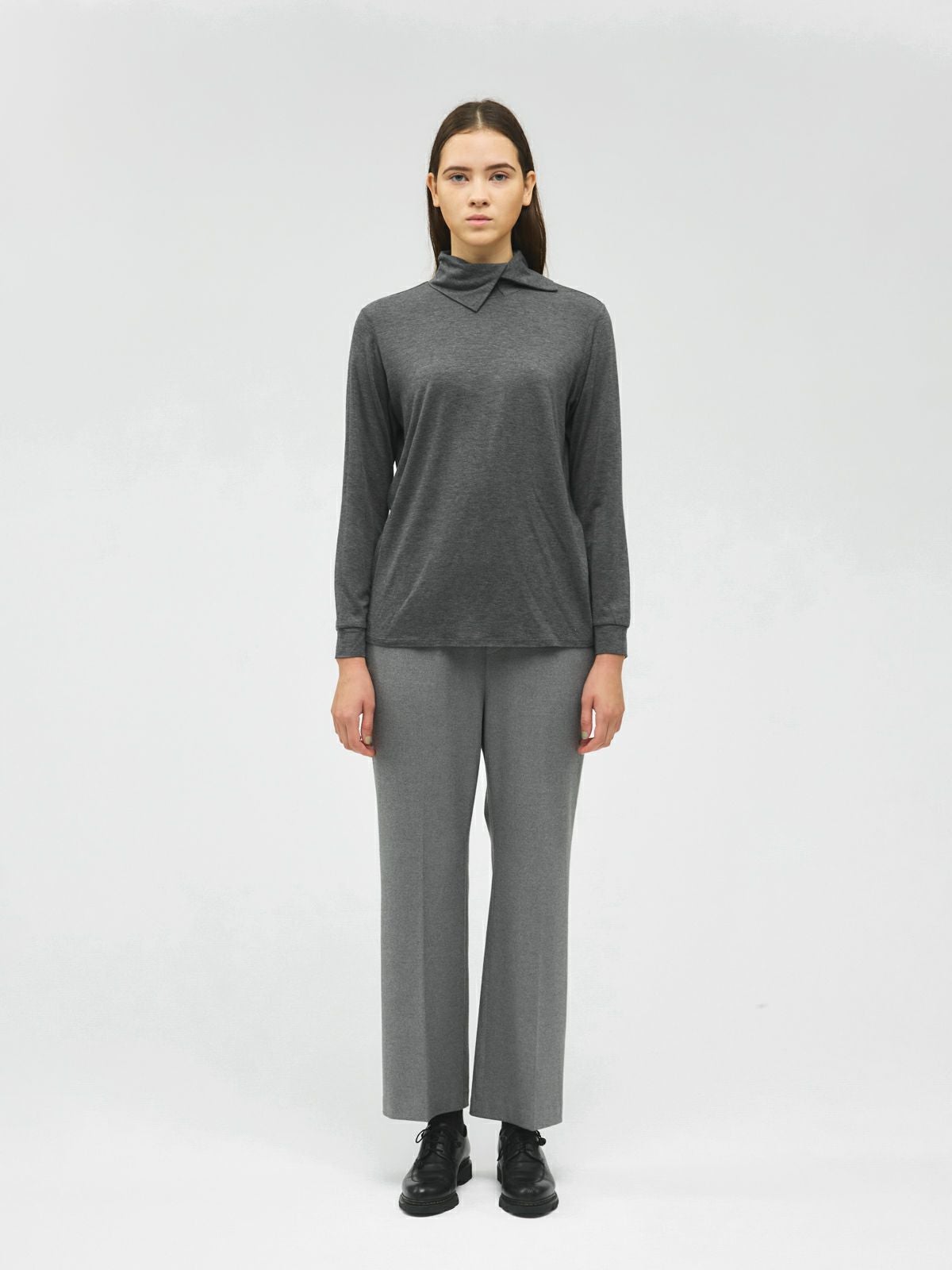 mizuiro ind アシンメトリーシャツプルオーバー｜ MARcourt ONLINE
