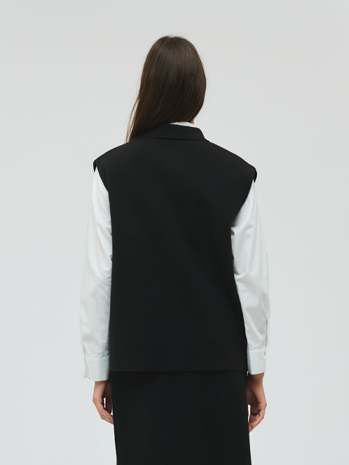 mizuiro ind 襟付きワイドベスト｜ MARcourt ONLINE STORE