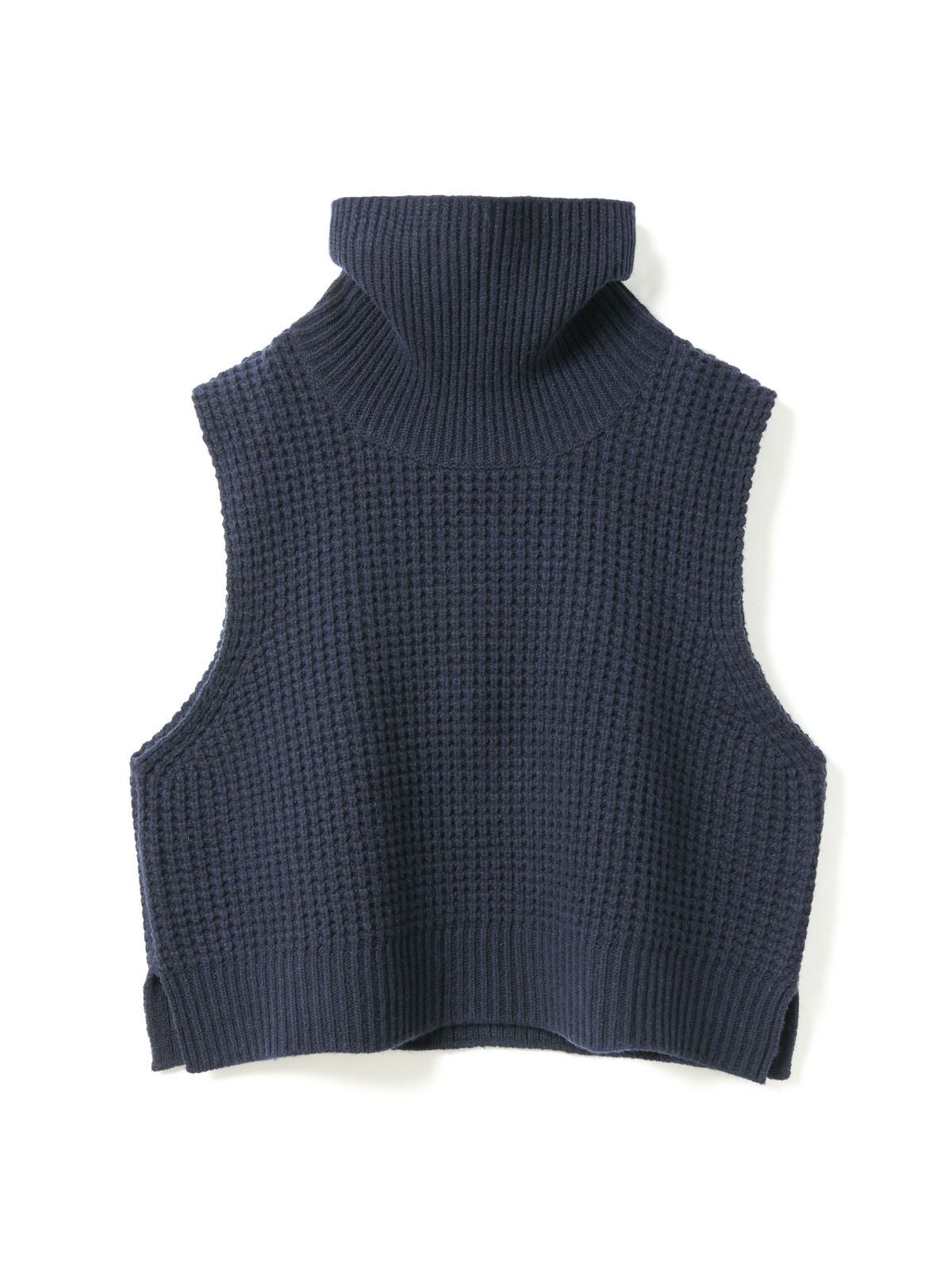 mizuiro ind ワッフルハイネックベスト｜ MARcourt ONLINE STORE