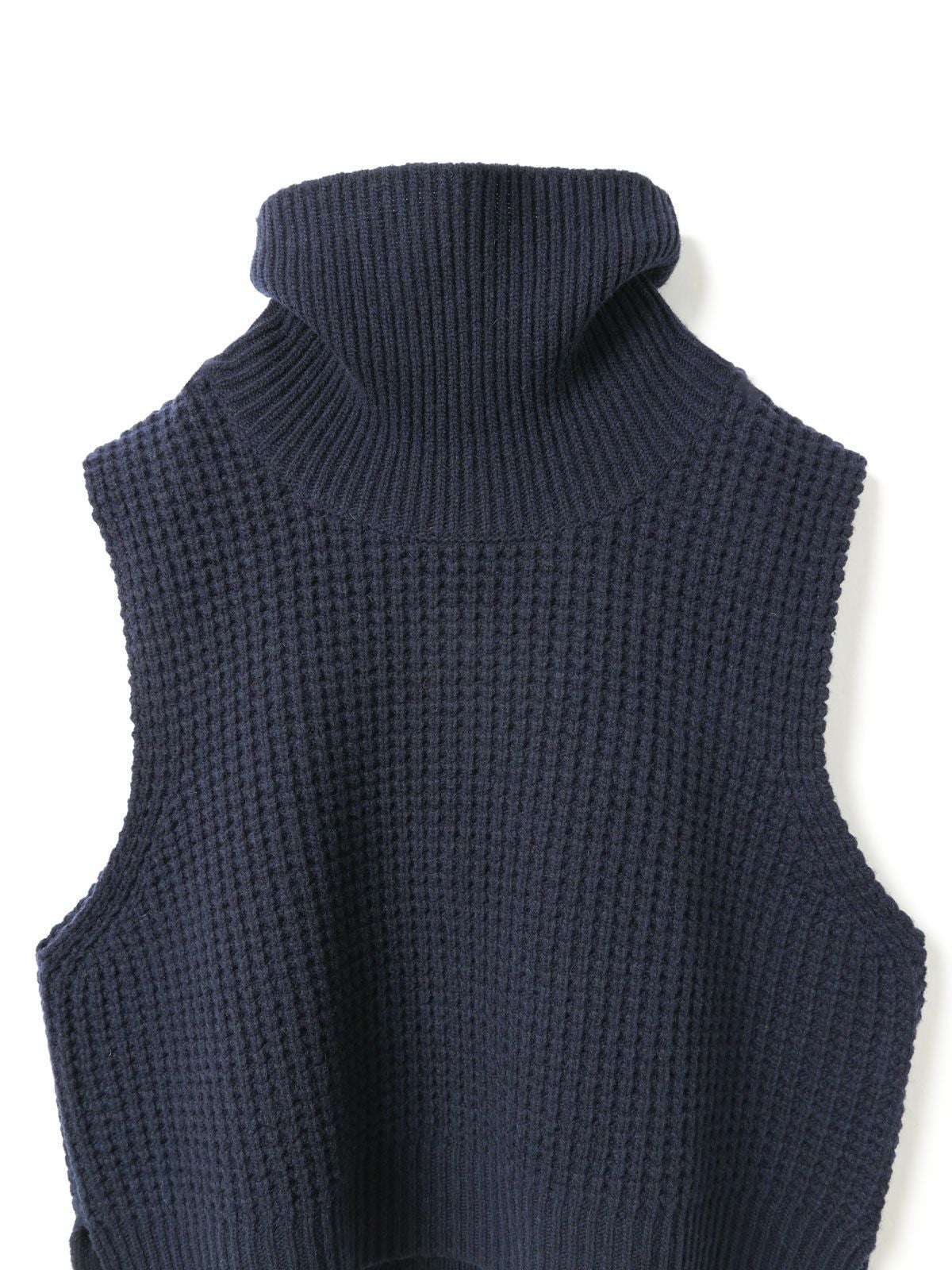 mizuiro ind ワッフルハイネックベスト｜ MARcourt ONLINE STORE