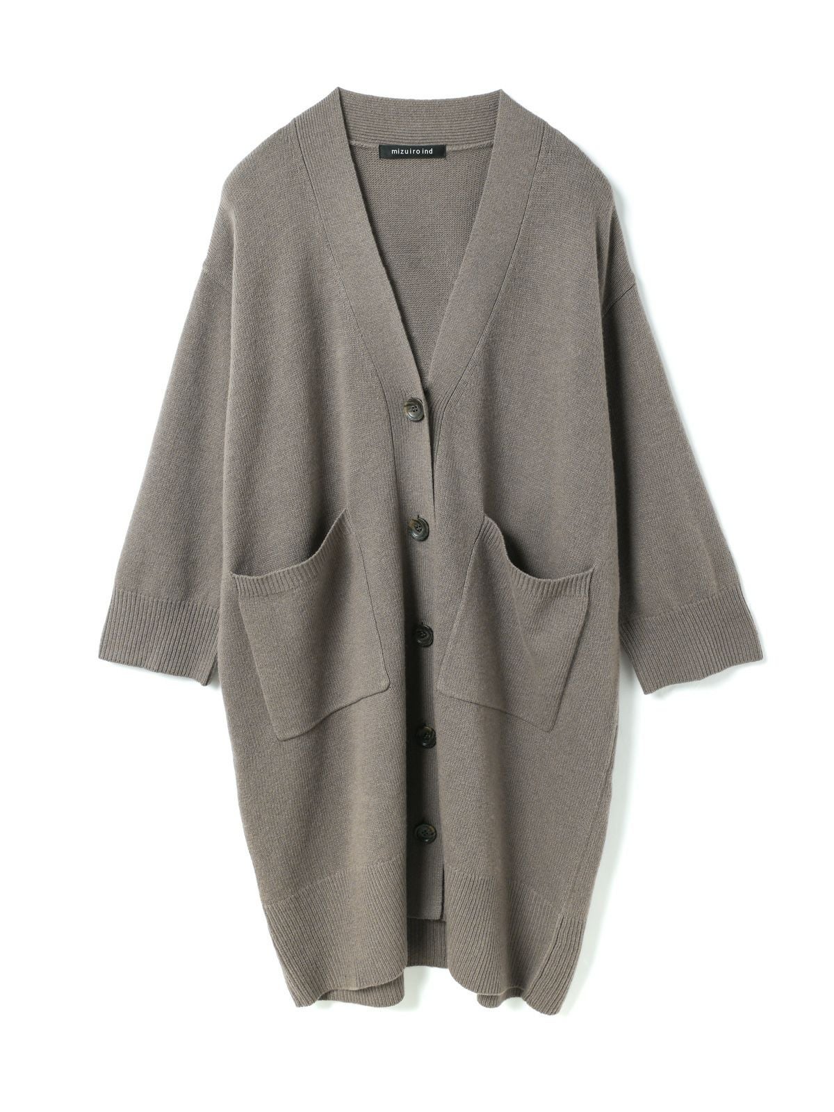 mizuiro ind ワイドVネックカーディガン｜ MARcourt ONLINE STORE