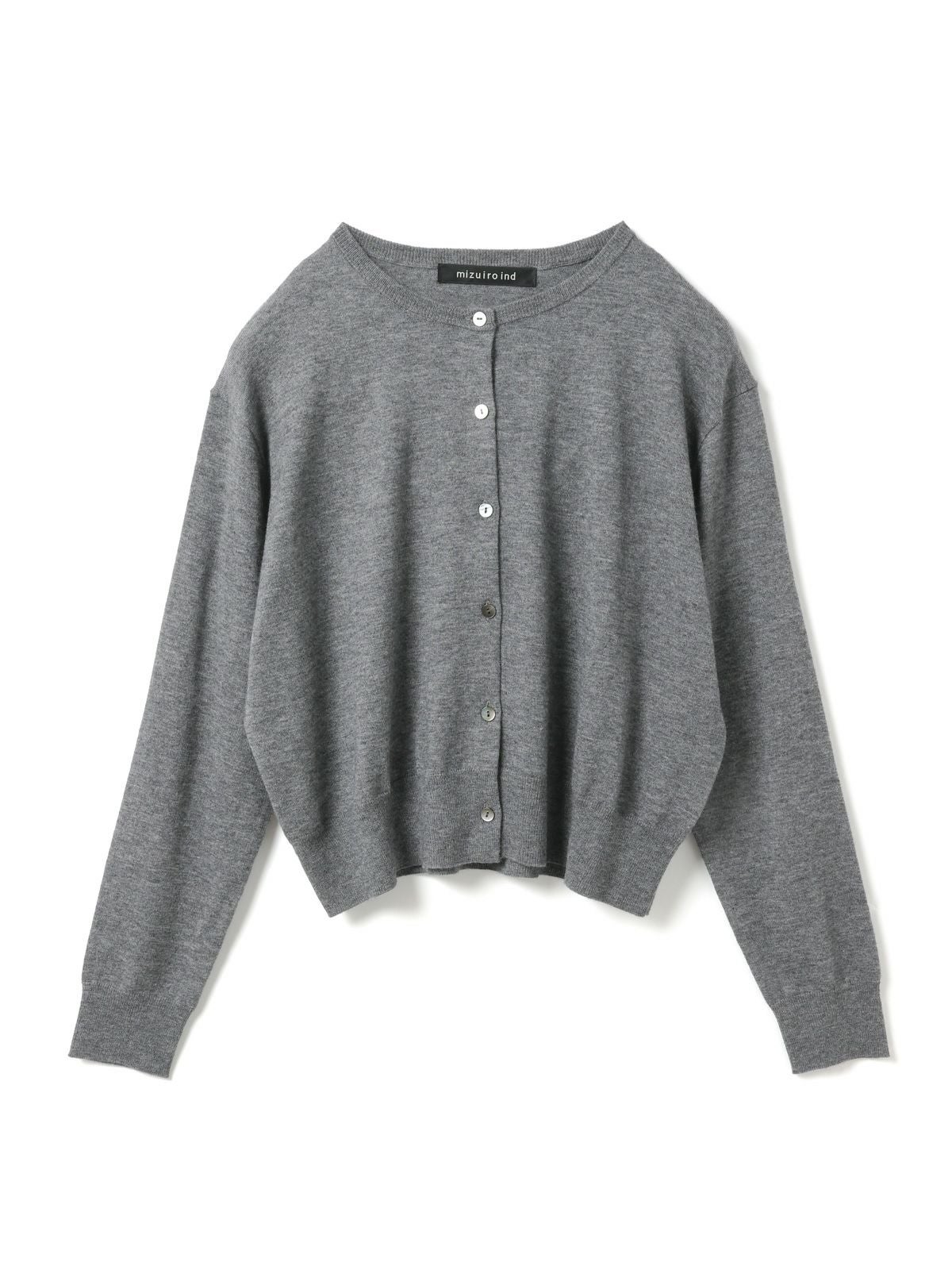mizuiro ind クルーネックショートカーディガン｜ MARcourt ONLINE