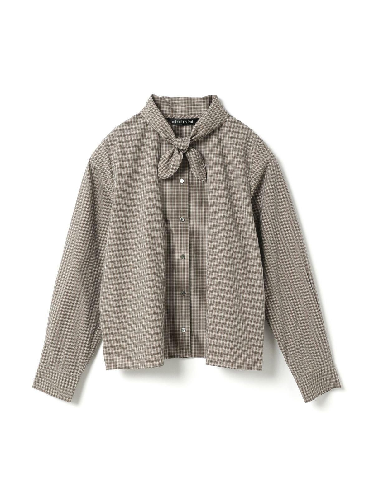 Matsuri様確認用 mizuiro ind チェックリボンタイシャツ｜ MARcourt ONLINE STORE