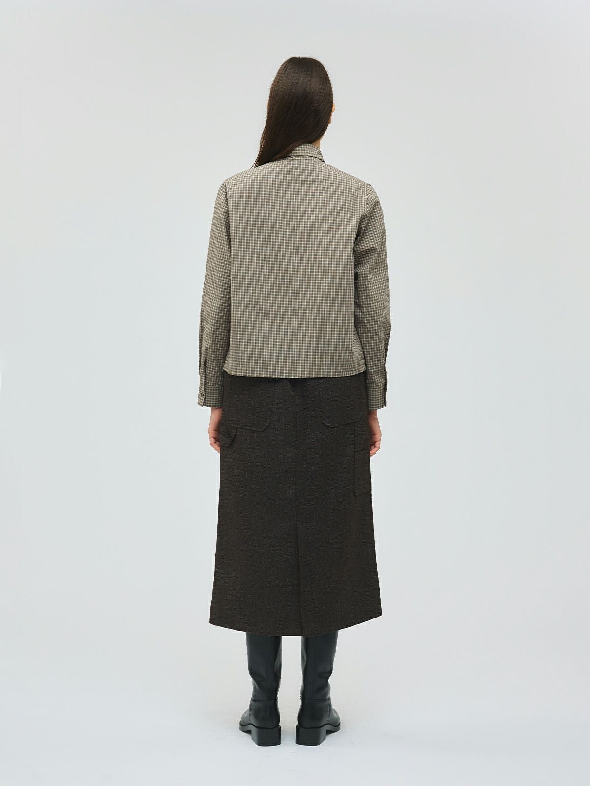 Matsuri様確認用 mizuiro ind チェックリボンタイシャツ｜ MARcourt ONLINE STORE