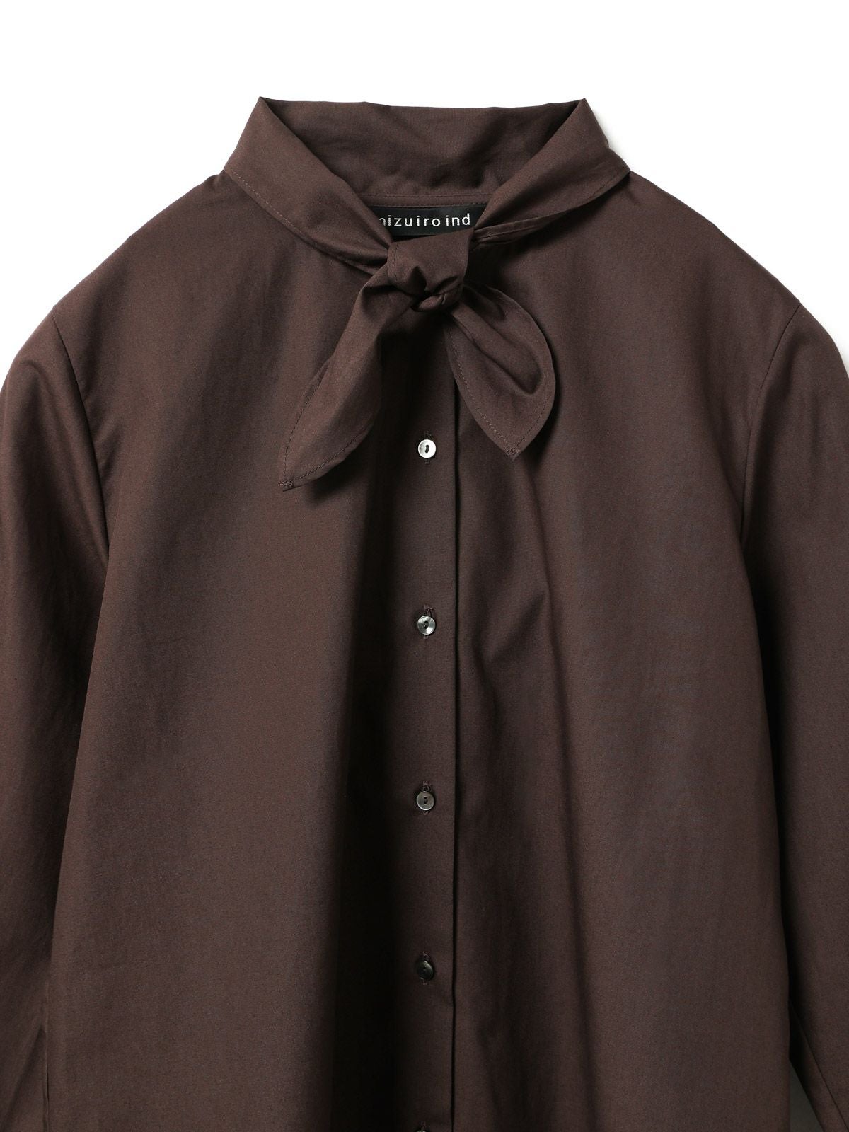3/9(月)正午販売終了】mizuiro ind リボンタイシャツ｜ MARcourt