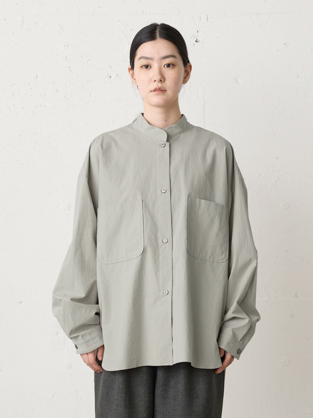 MidiUmi スタンドカラーワイドシャツ｜ MARcourt ONLINE STORE