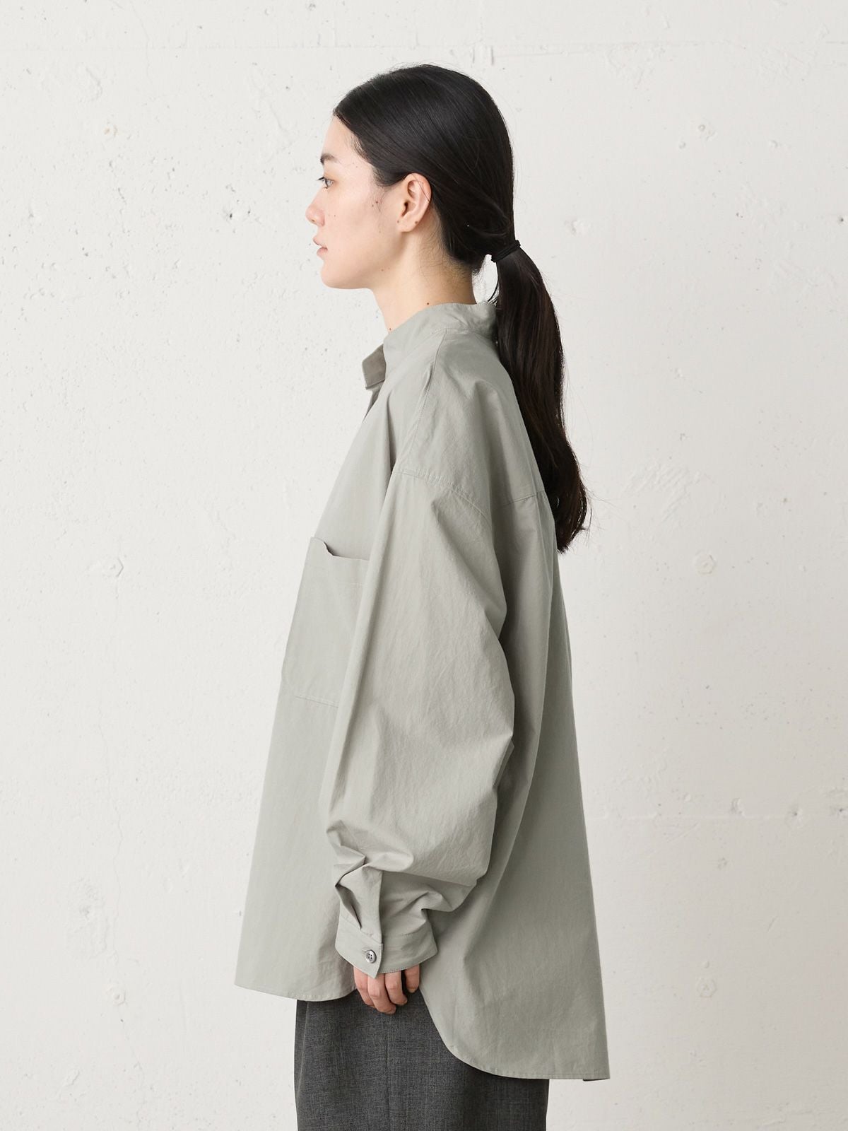 MidiUmi スタンドカラーワイドシャツ｜ MARcourt ONLINE STORE