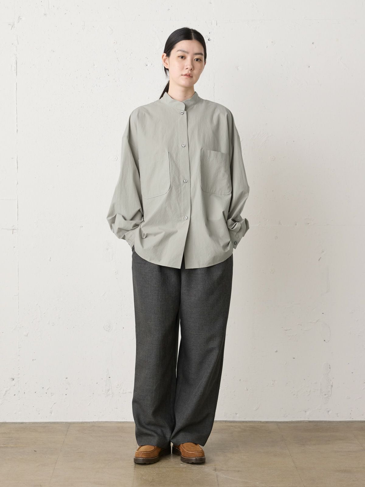 MidiUmi スタンドカラーワイドシャツ｜ MARcourt ONLINE STORE