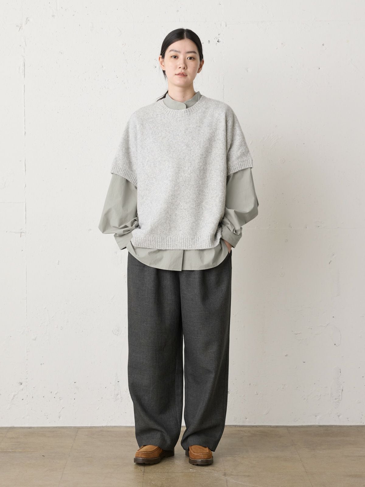 MidiUmi スタンドカラーワイドシャツ｜ MARcourt ONLINE STORE