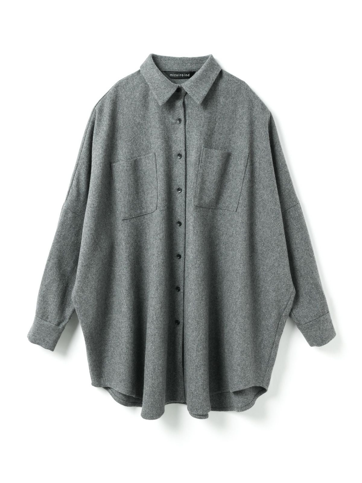 mizuiro ind ポケット付きワイドシャツ｜ MARcourt ONLINE STORE