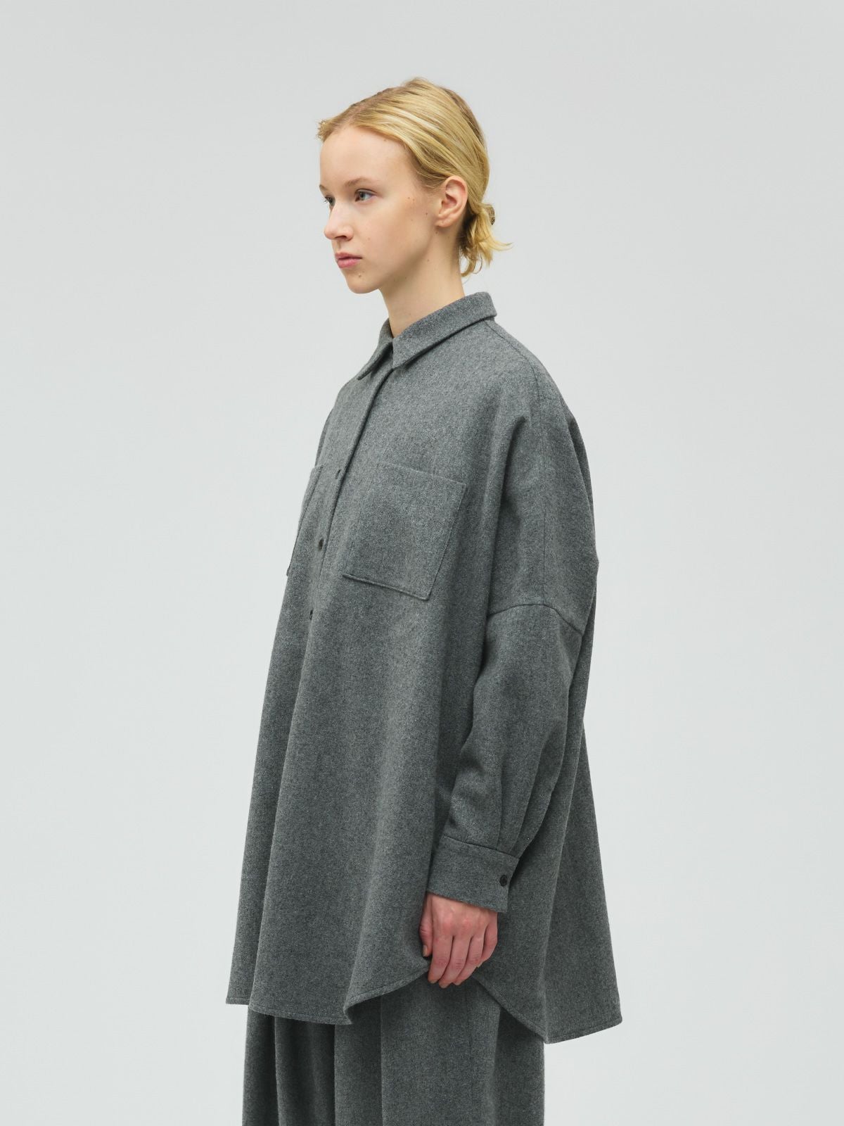 mizuiro ind ポケット付きワイドシャツ｜ MARcourt ONLINE STORE