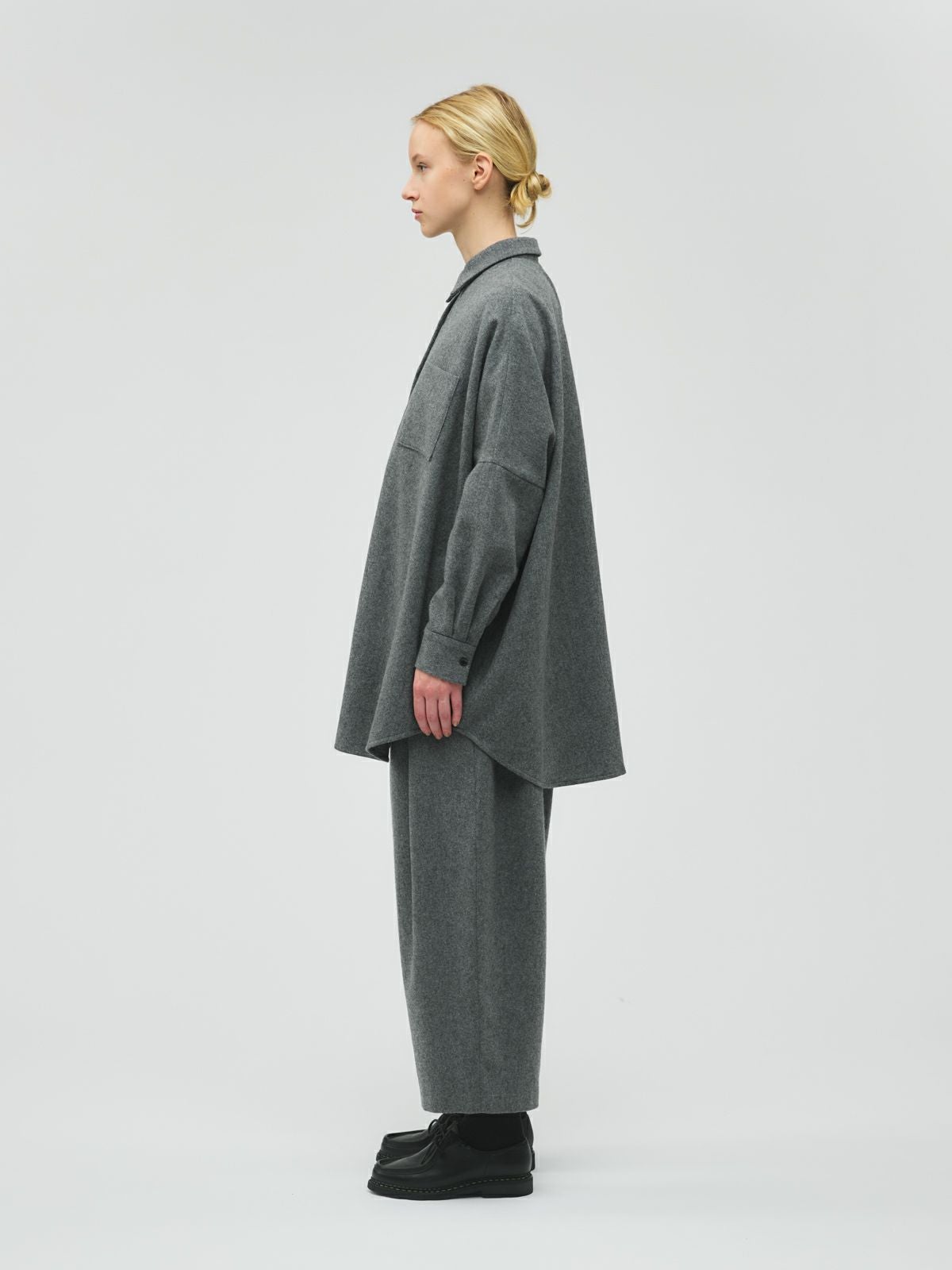 mizuiro ind ポケット付きワイドシャツ｜ MARcourt ONLINE STORE