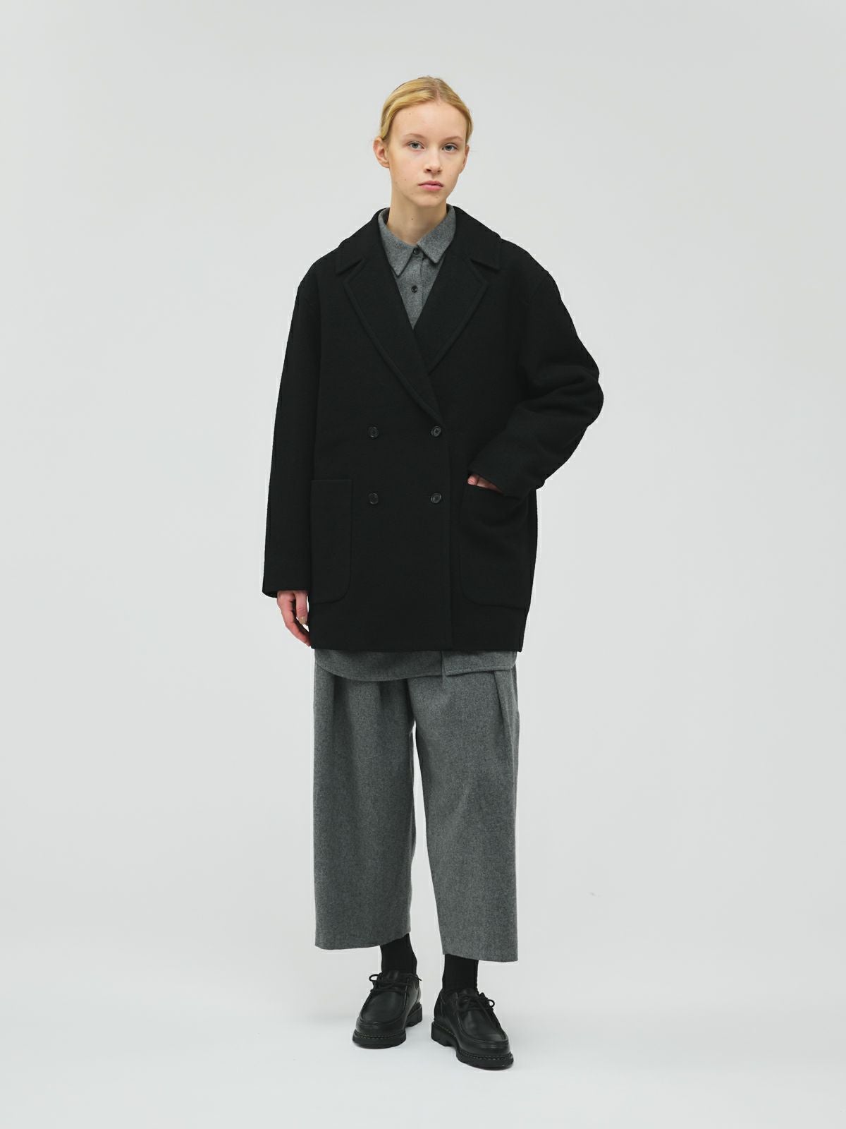 mizuiro ind ポケット付きワイドシャツ｜ MARcourt ONLINE STORE