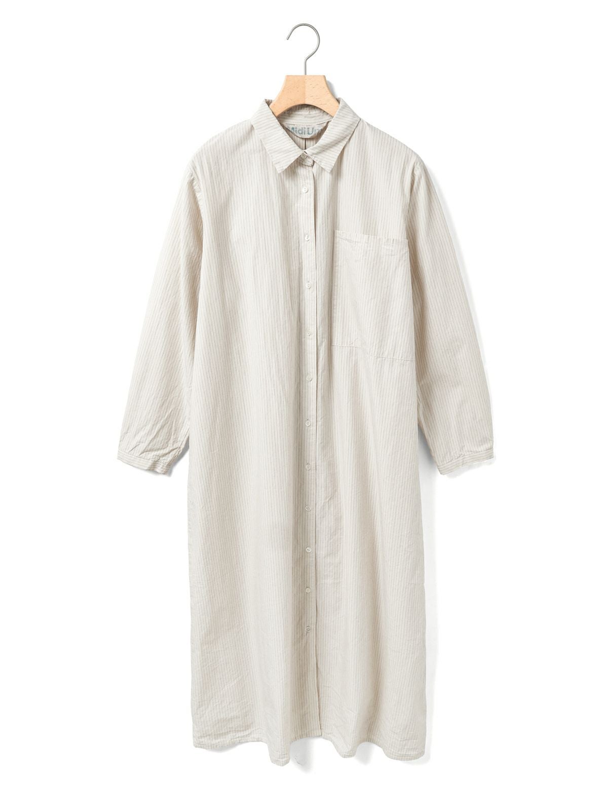 3/9(月)正午販売終了】MidiUmi ビッグポケットシャツワンピース