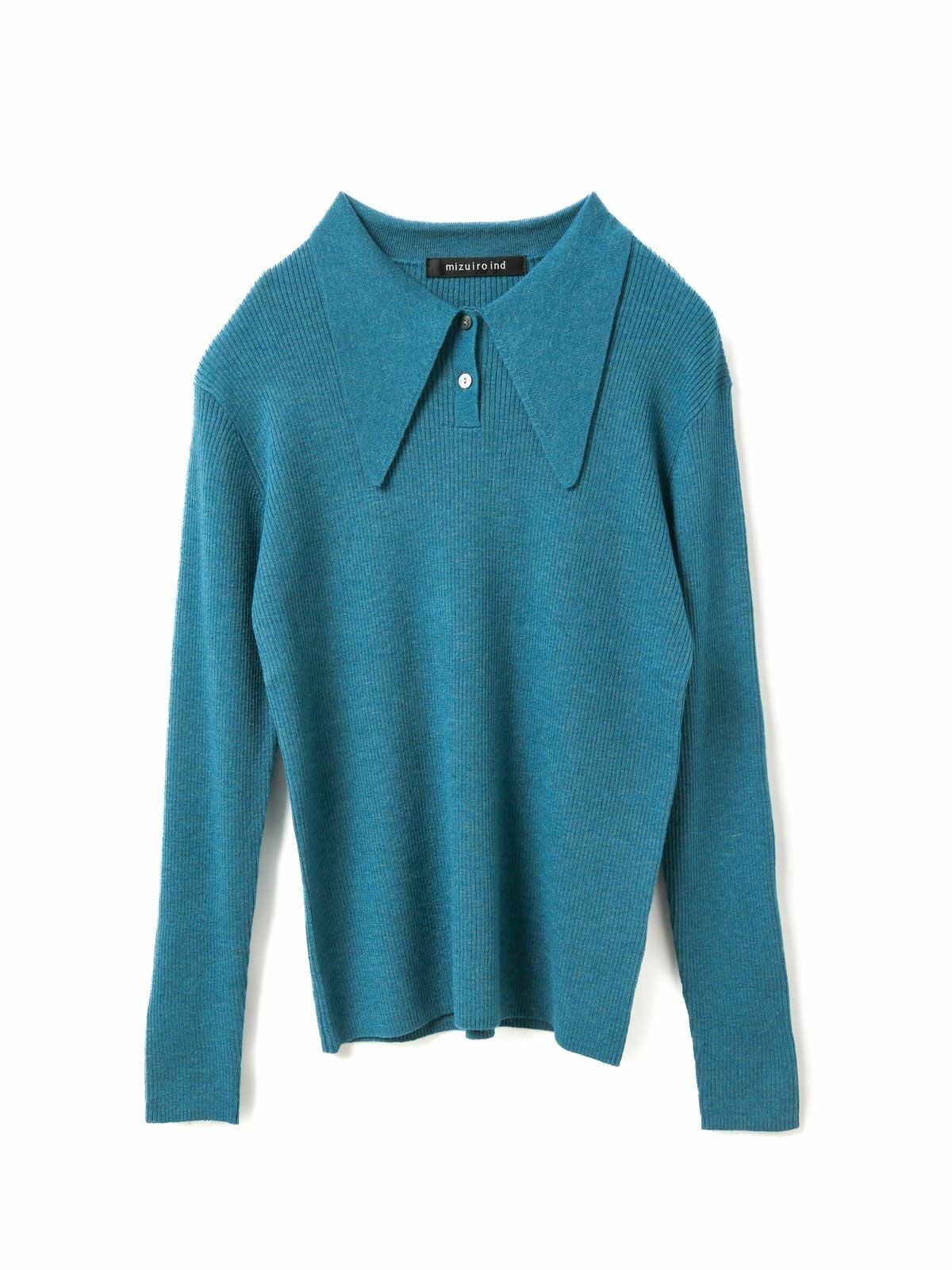 mizuiro ind ロングカラーニットポロ｜ MARcourt ONLINE STORE