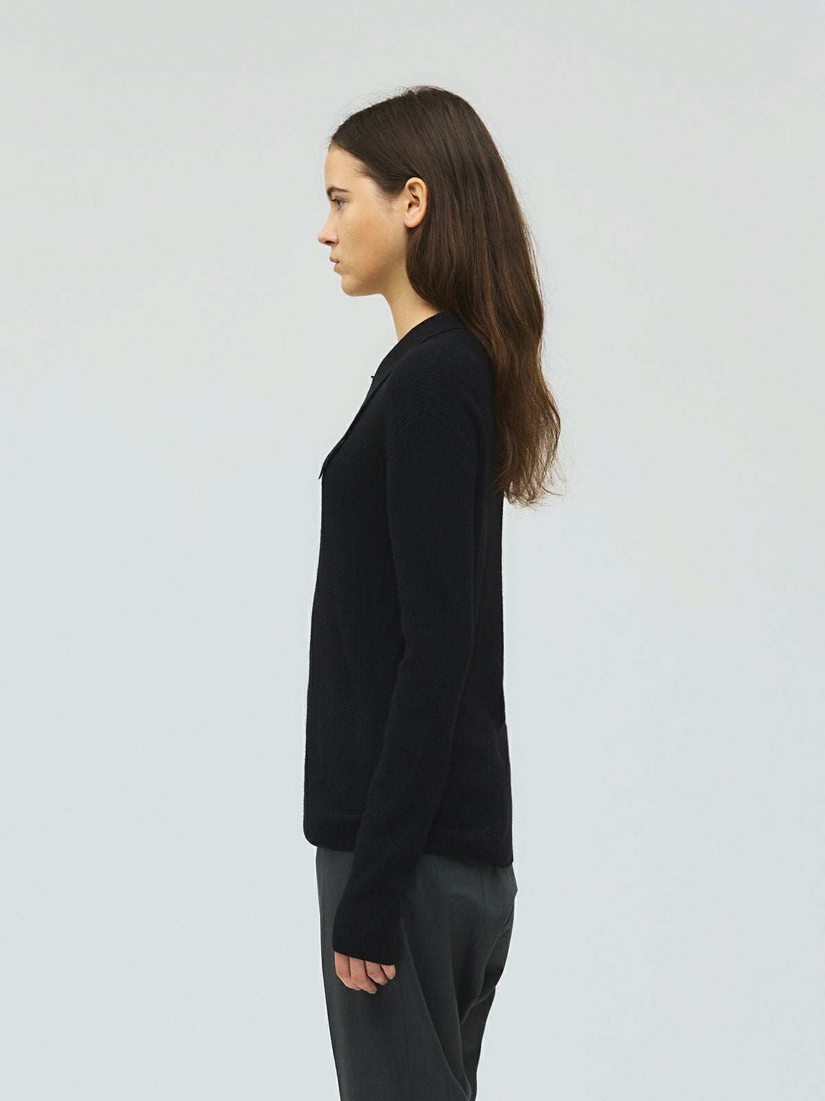 mizuiro ind ロングカラーニットポロ｜ MARcourt ONLINE STORE