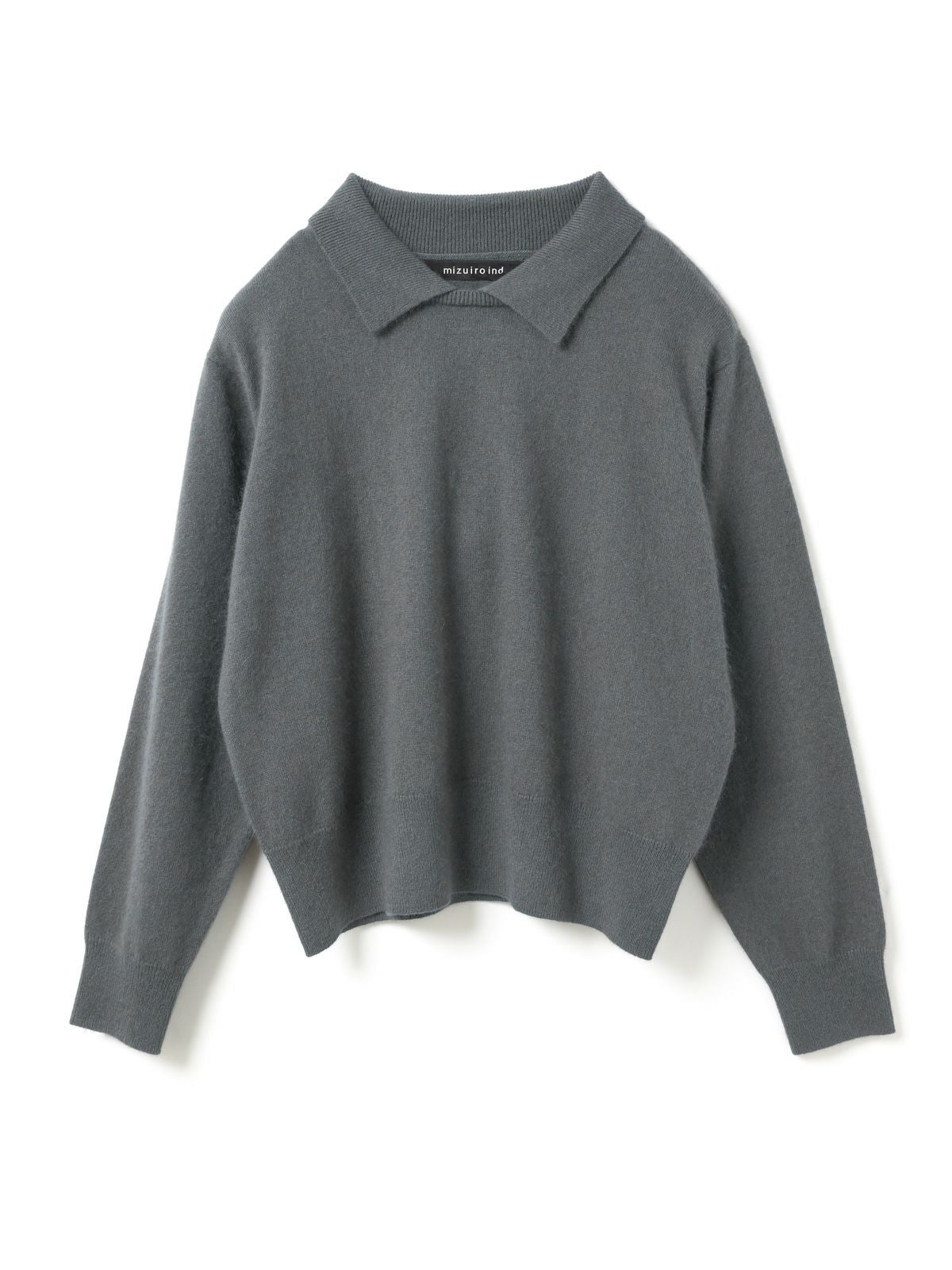 mizuiro ind ハイゲージ襟付きプルオーバー｜ MARcourt ONLINE STORE
